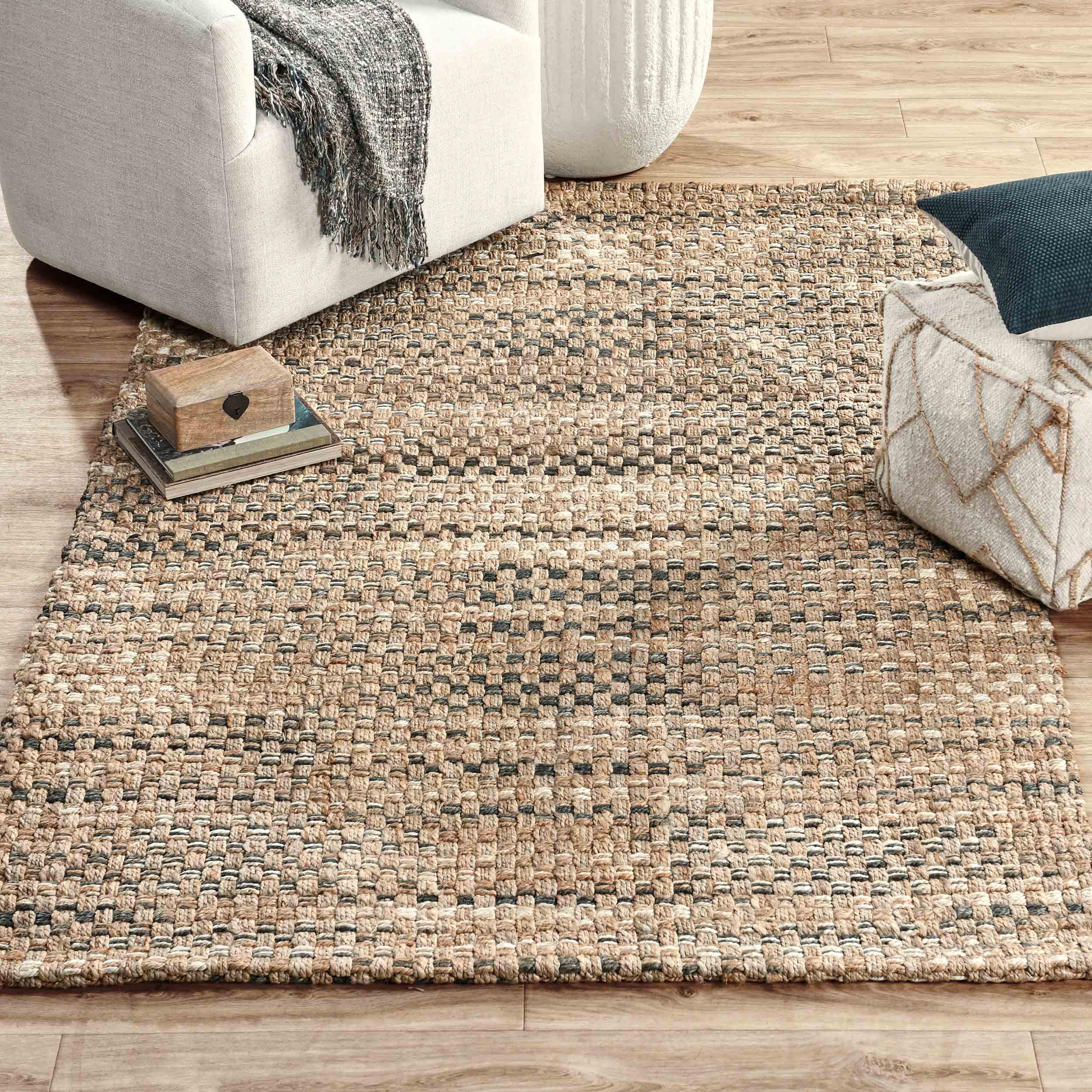 Panama Rug, Natural/Ivory/Gray - Image 4