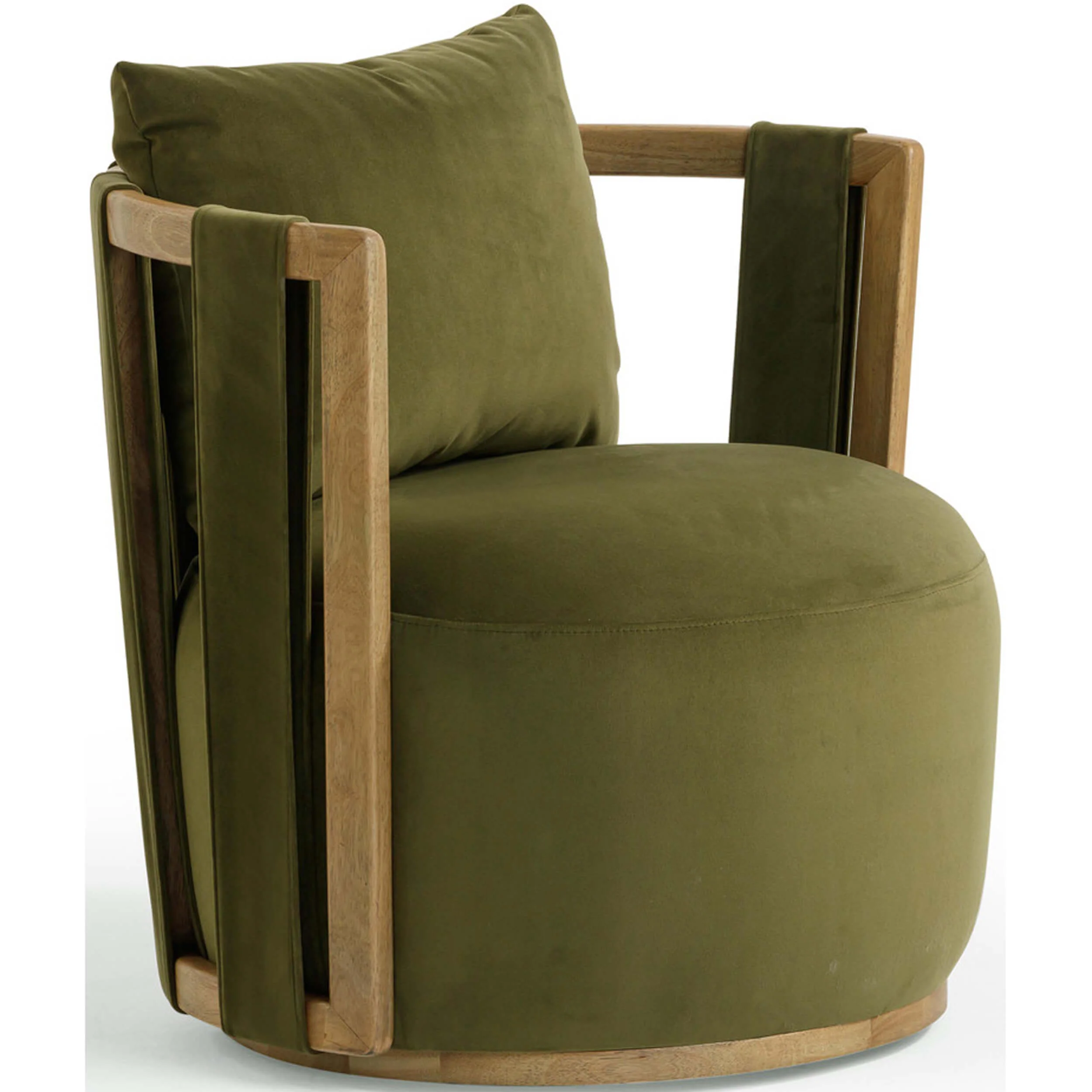 Paolo Swivel Chair, Green