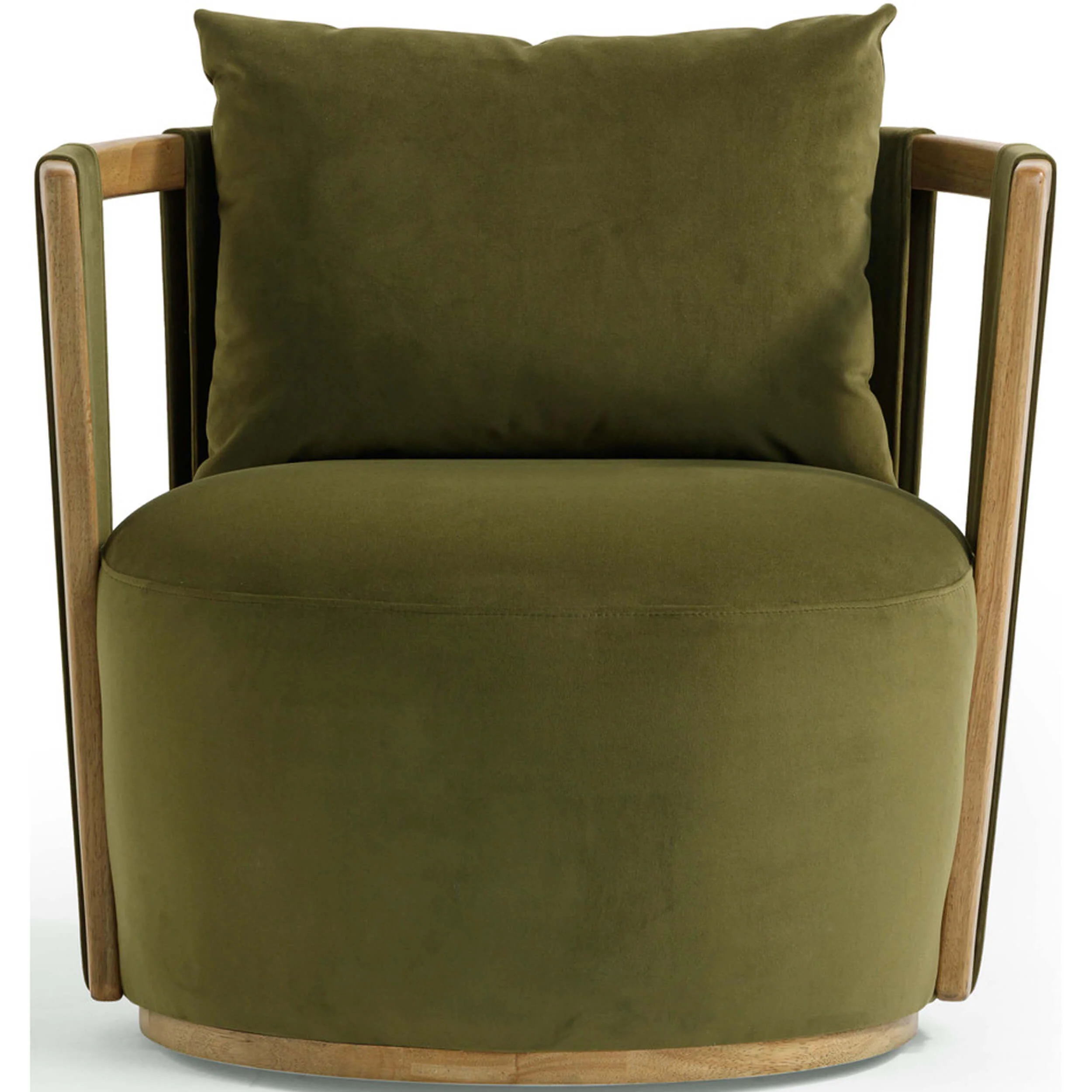 Paolo Swivel Chair, Green - Image 2