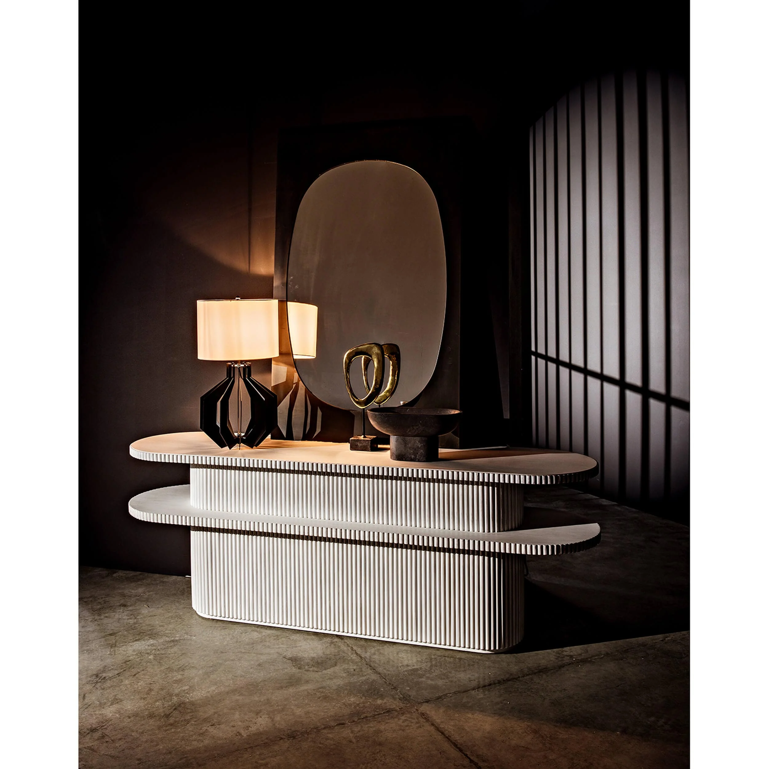 Parker Console, White Wash - Image 9