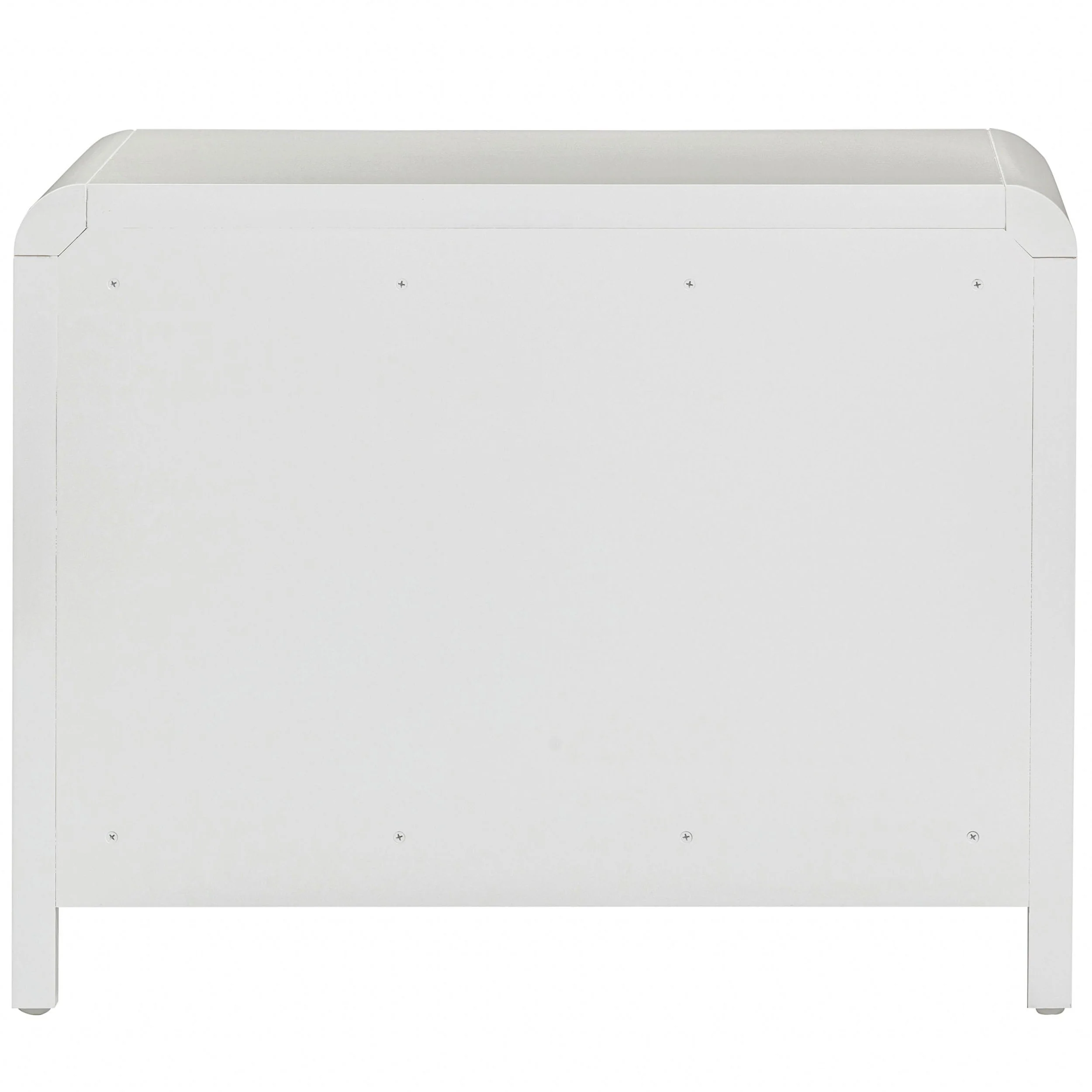 Patty Rattan 2 Drawer Nightstand, White - Image 4