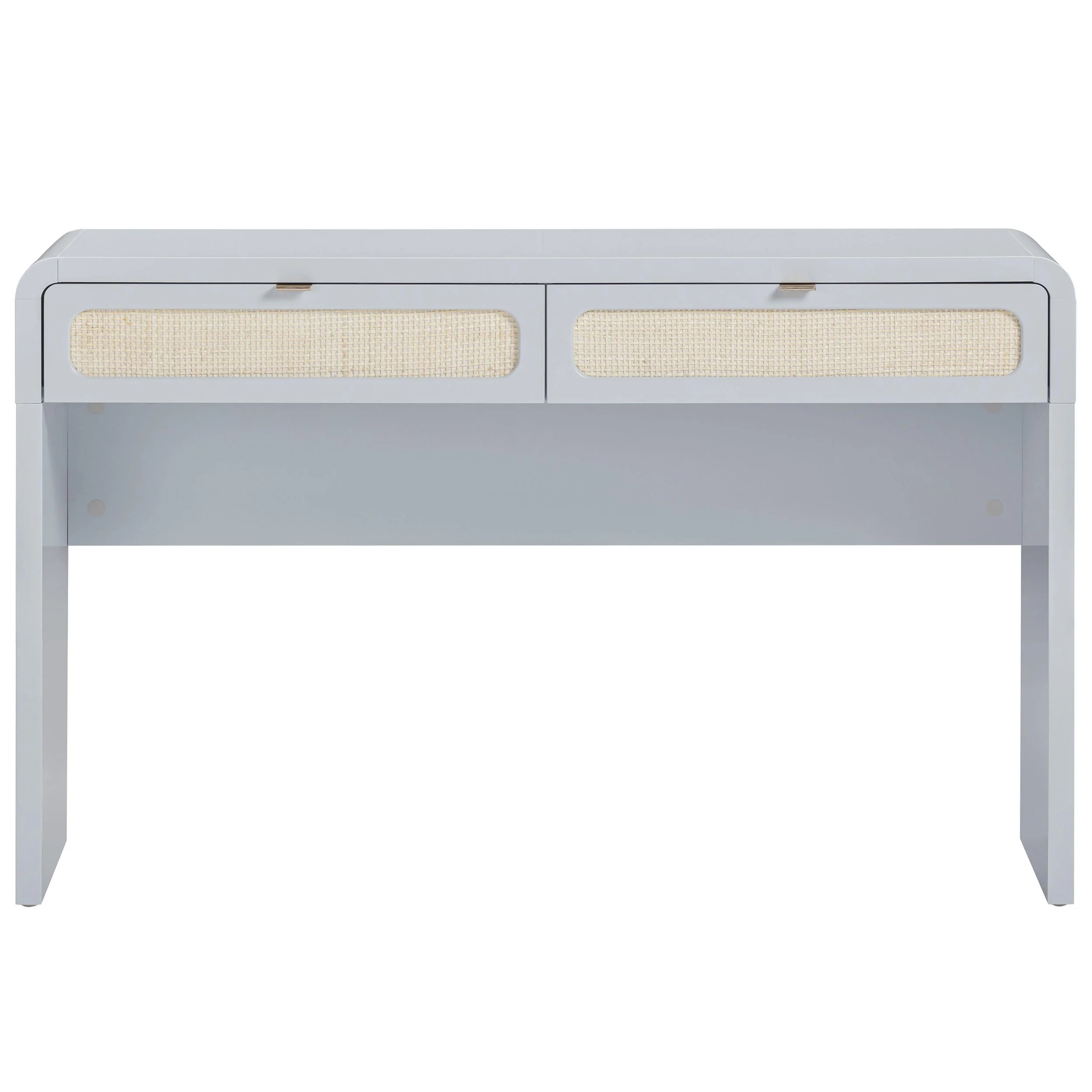 Patty Rattan Console Desk, Blue - Image 2