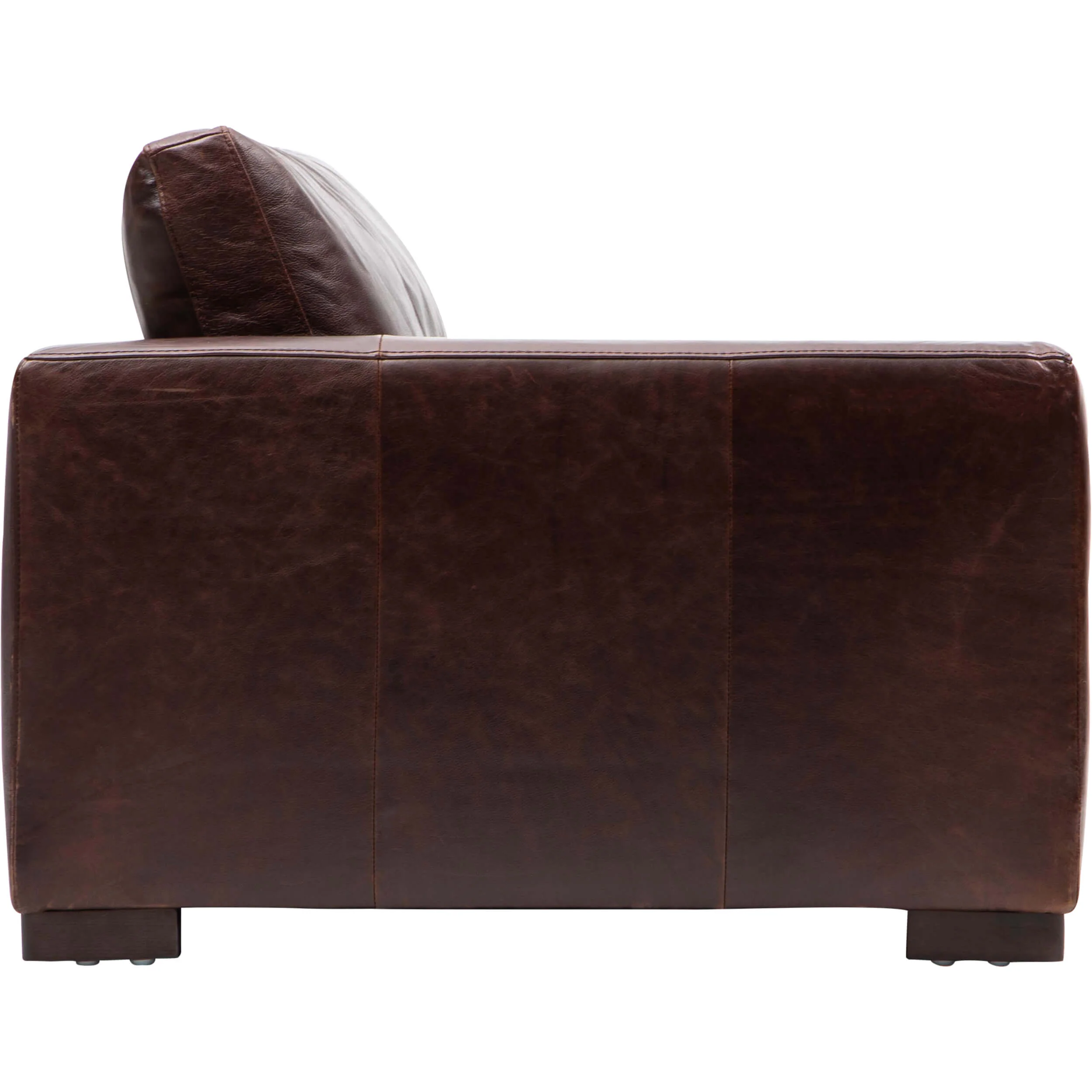 Paul Leather Sofa, Oil Buffalo Chocolate - Image 3