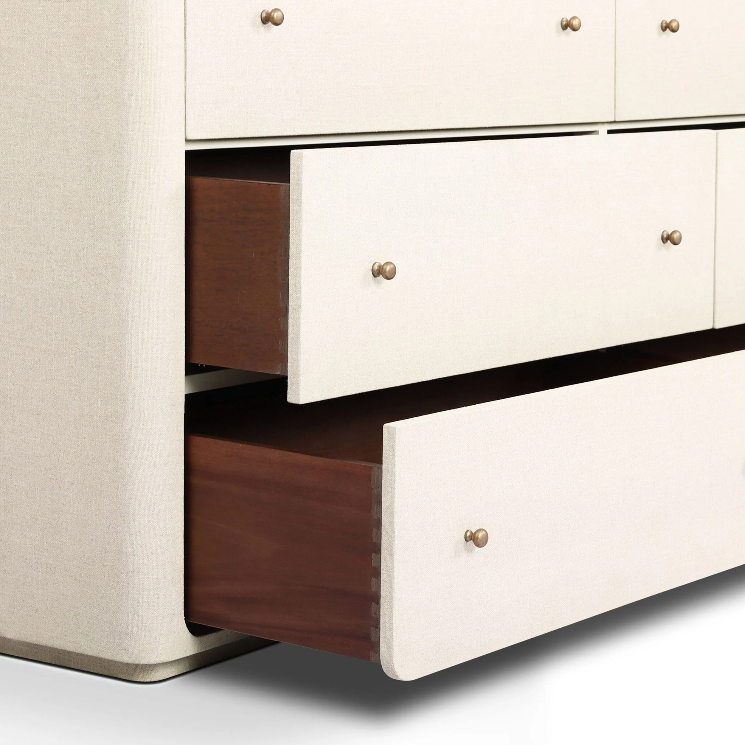 Paula 6 Drawer Dresser, Beige Painted Linen by Amber Lewis x Four Hands - Image 5