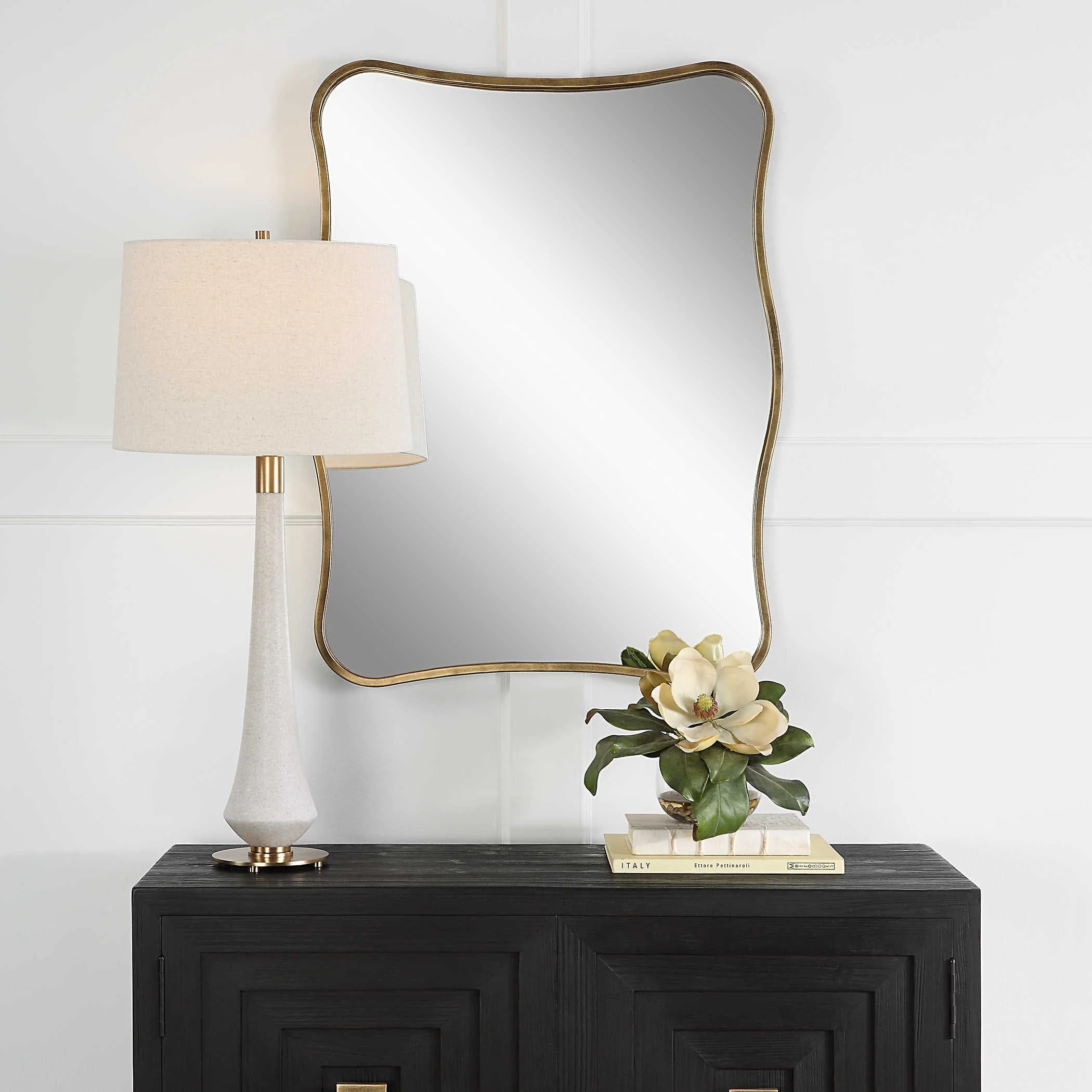 Pavia Mirror, Gold - Image 3