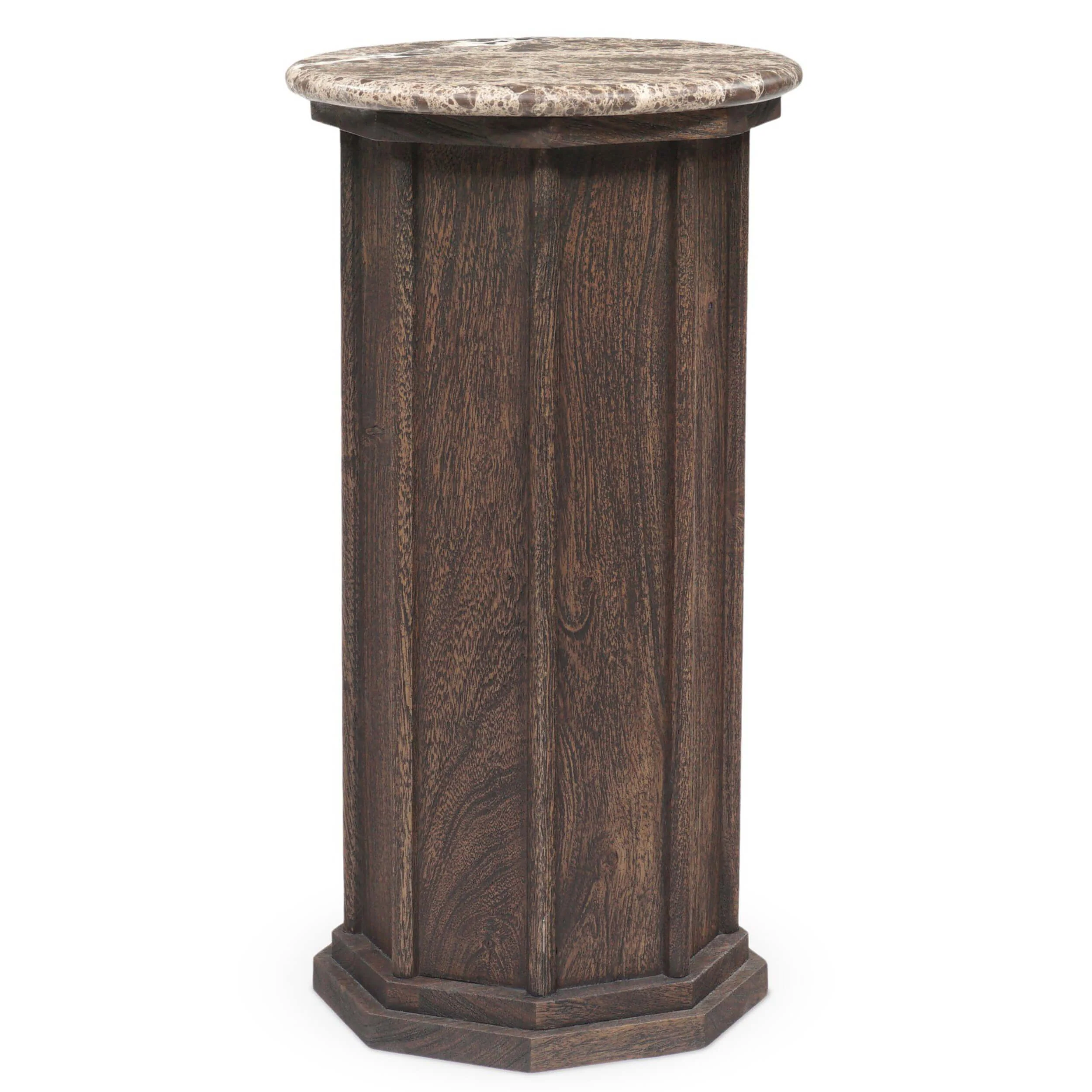 Pavlo End Table, Brown Marble by Four Hands