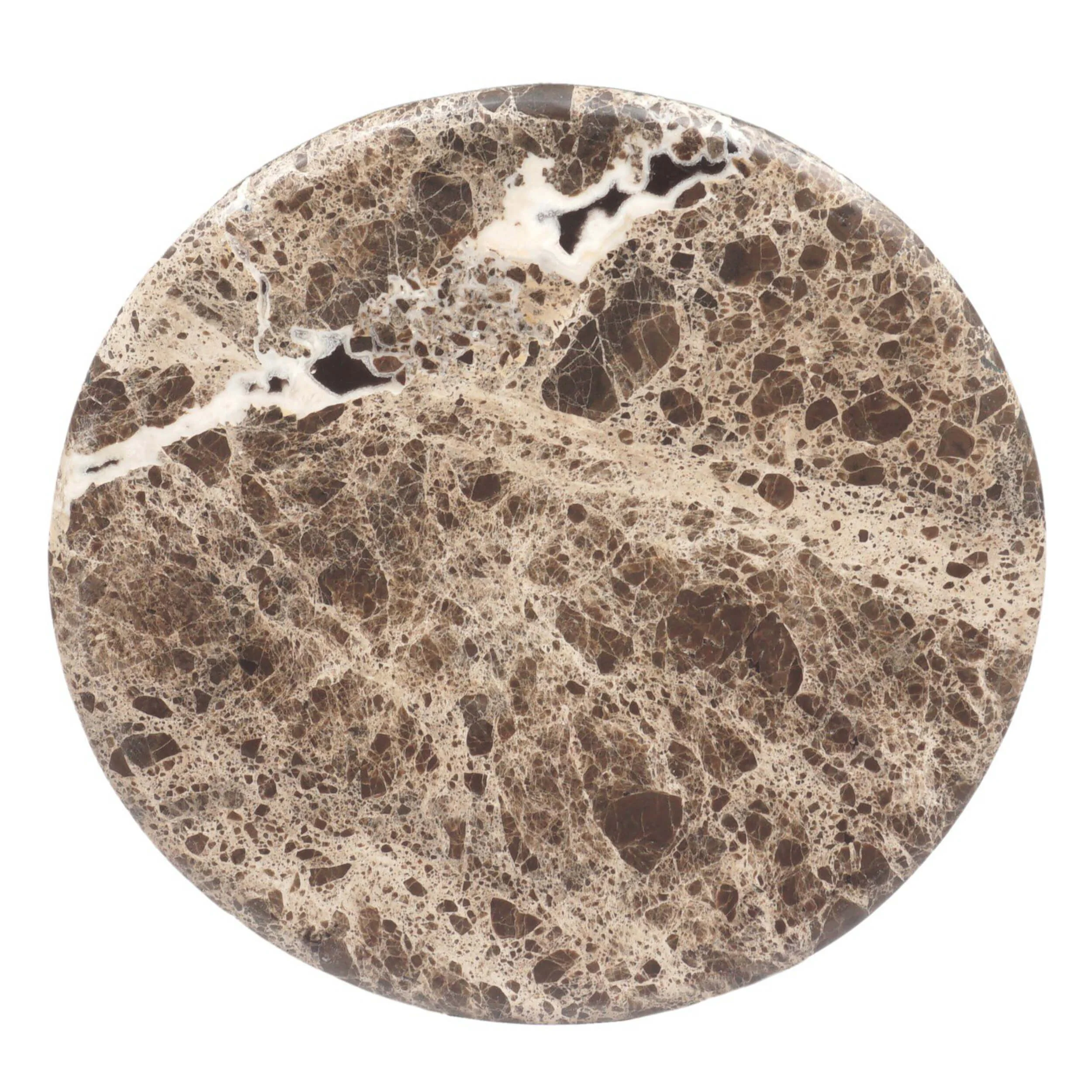 Pavlo End Table, Brown Marble by Four Hands - Image 4