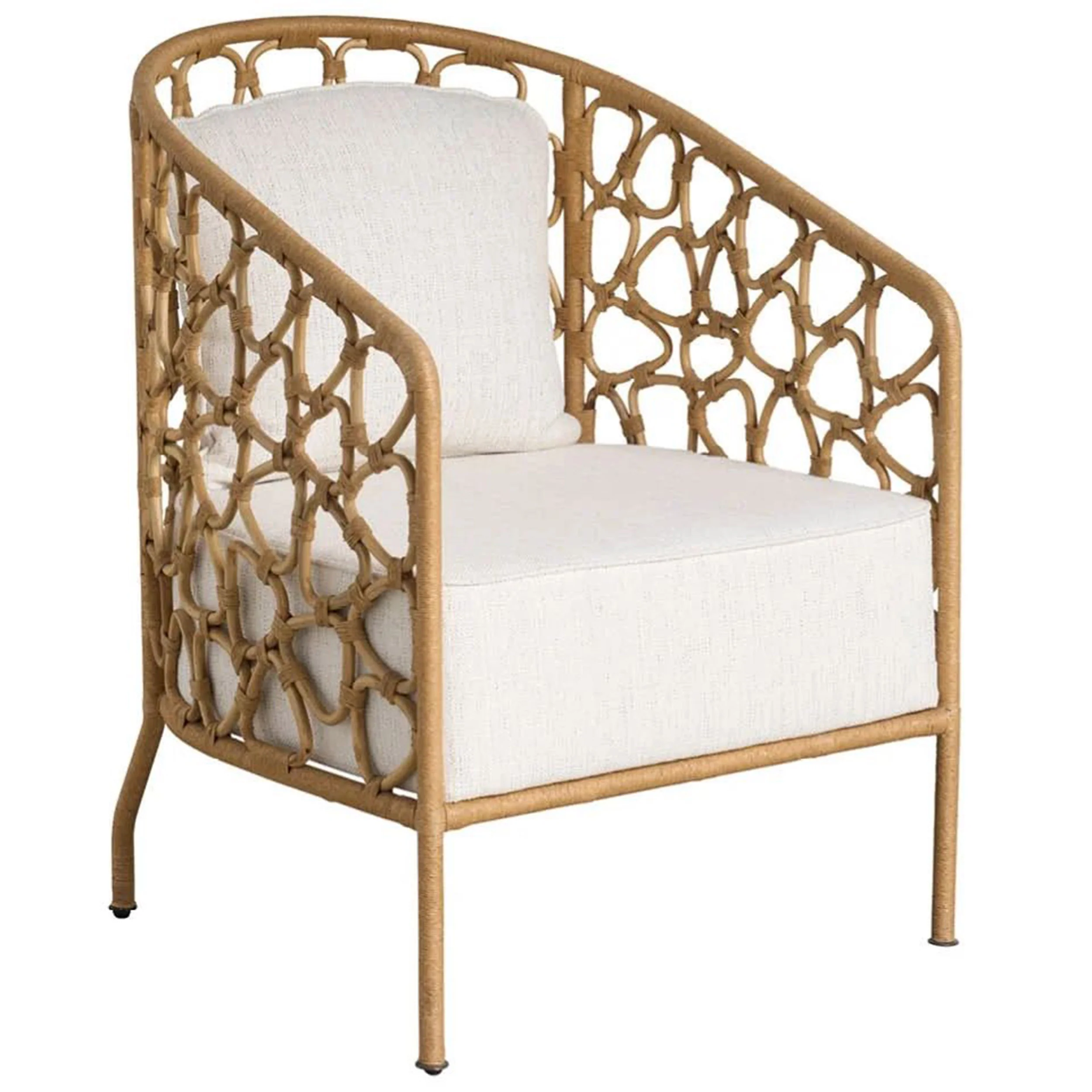 Pebble Accent Chair, Natural