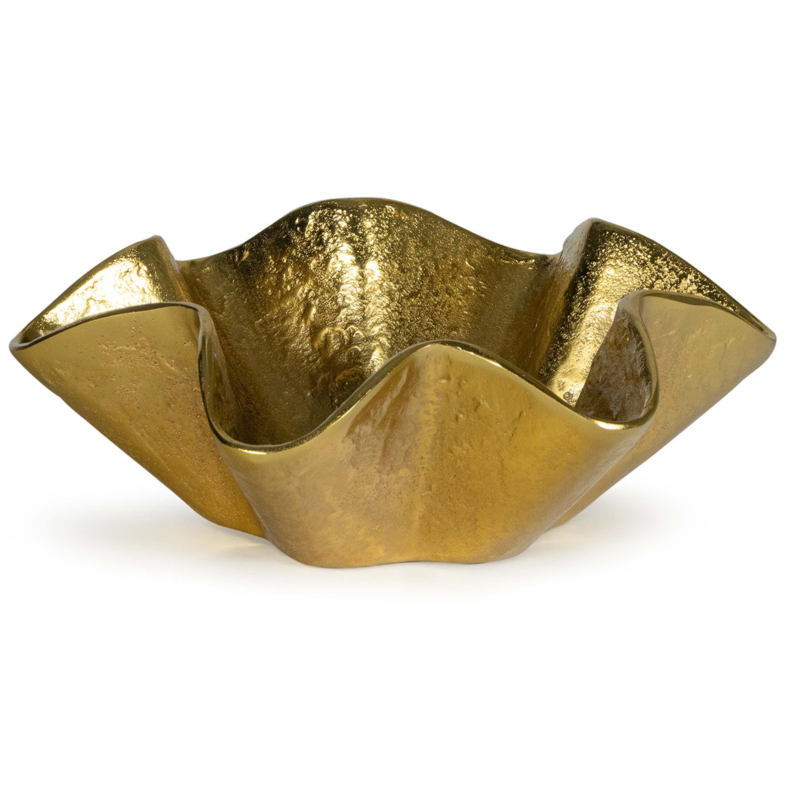 Pedicoat Metal Bowl, Brass - Image 4
