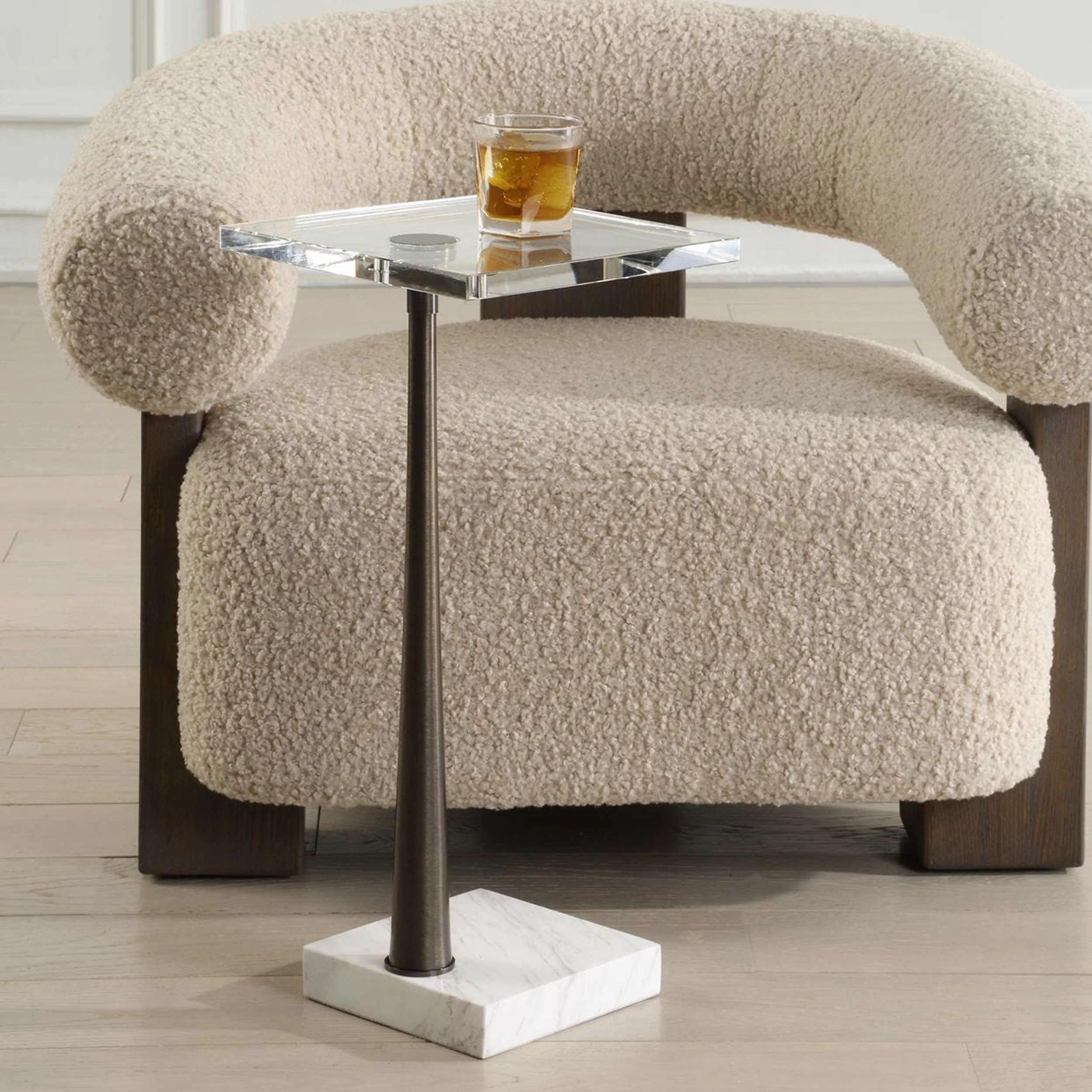 Pelton Drink Table, Clear - Image 7