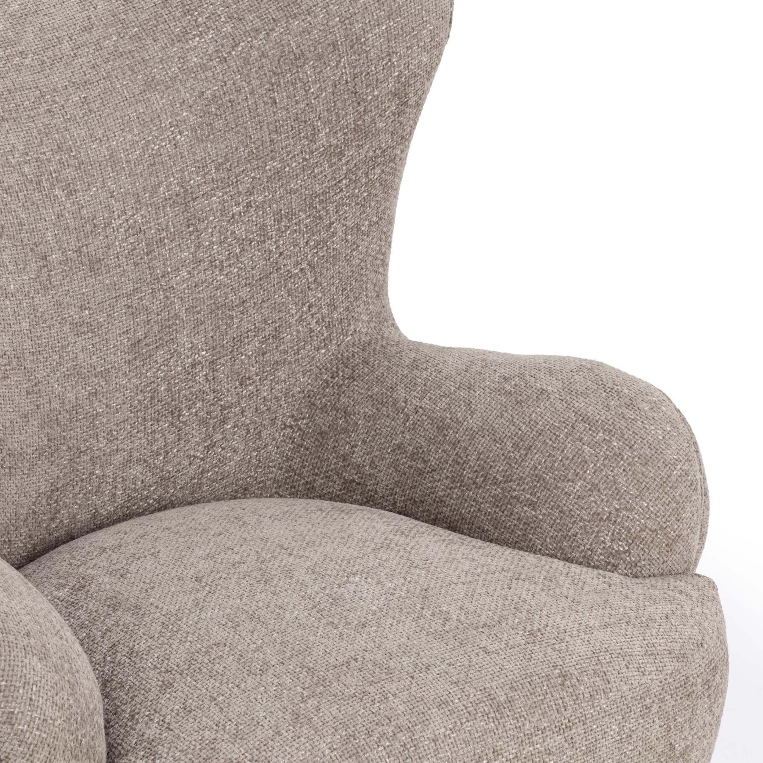 Penelope Accent Chair, Mushroom Taupe - Image 4