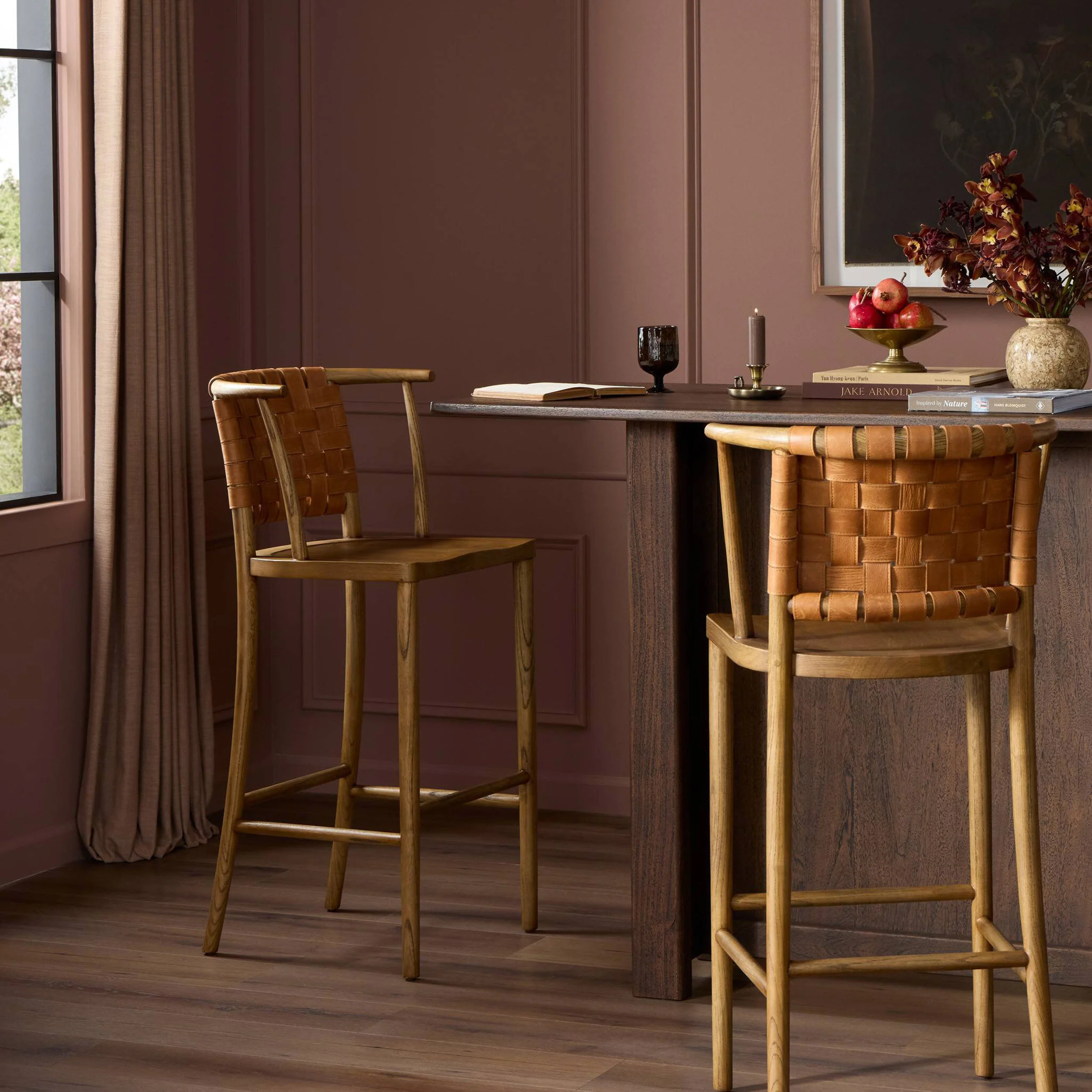 Penelope Bar & Counter Stool, Haven Tobacco by Four Hands - Image 7