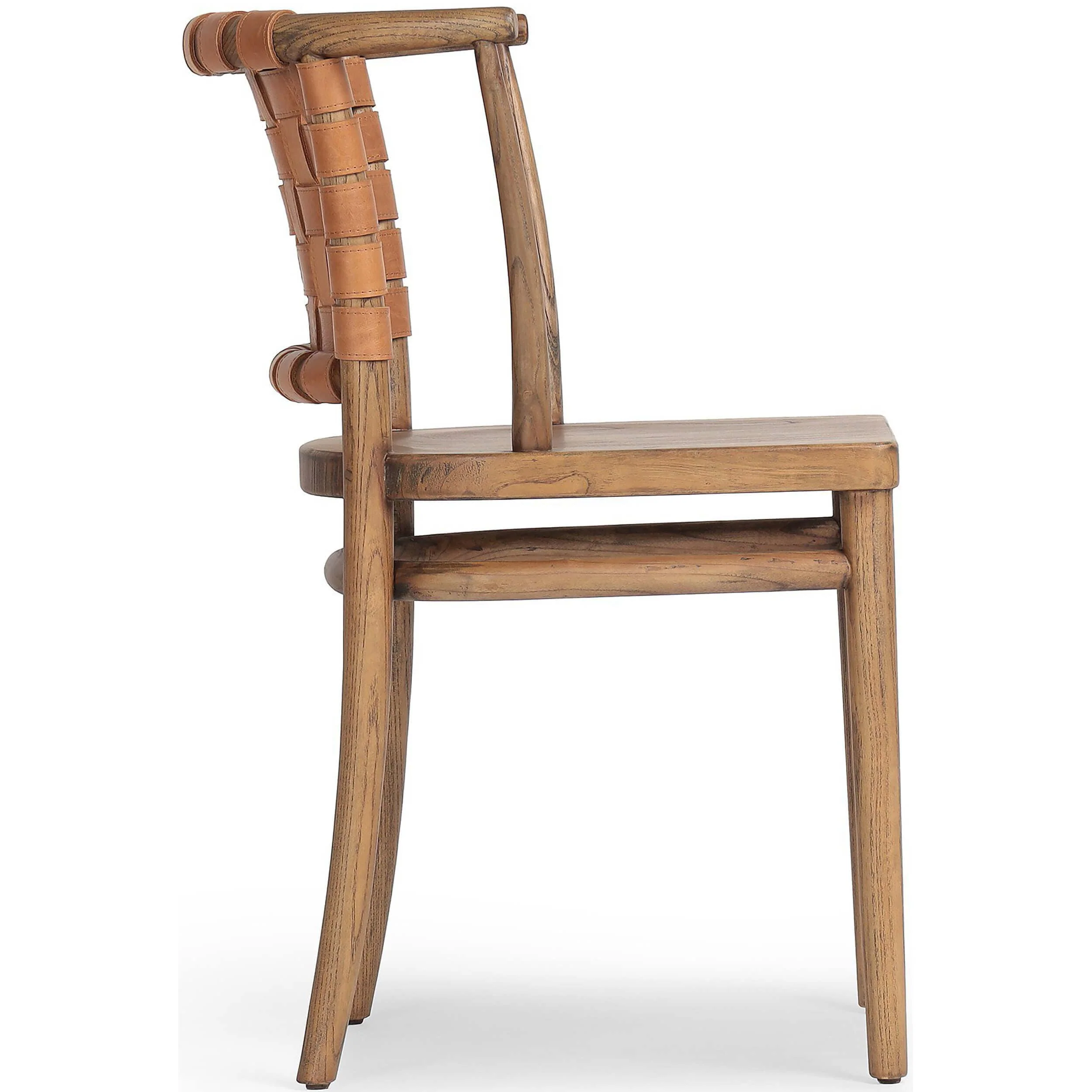 Penelope Leather Dining Chair, Haven Tobacco, Set of 2 by Four Hands - Image 3