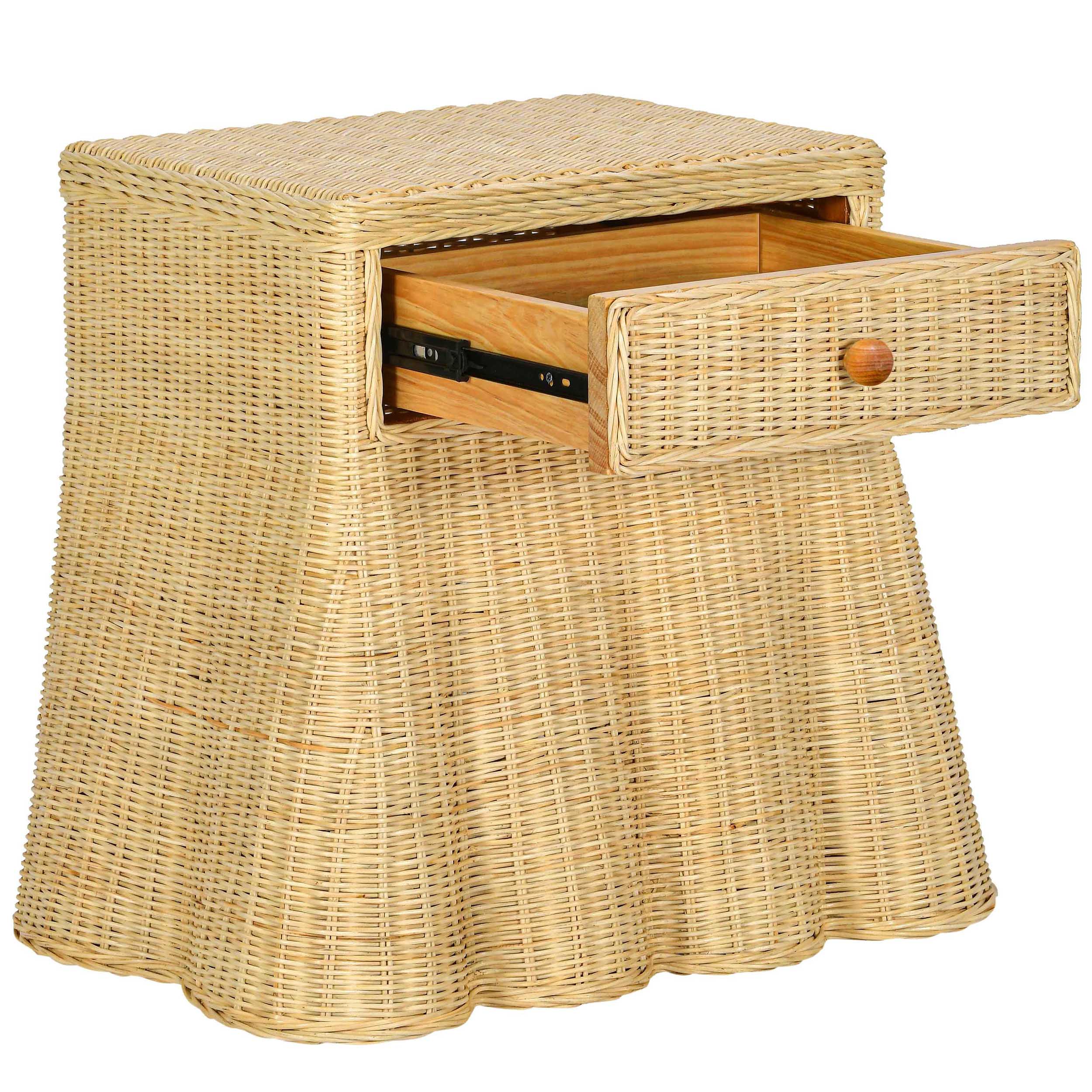 Pentra Rattan Nightstand, Natural - Image 5