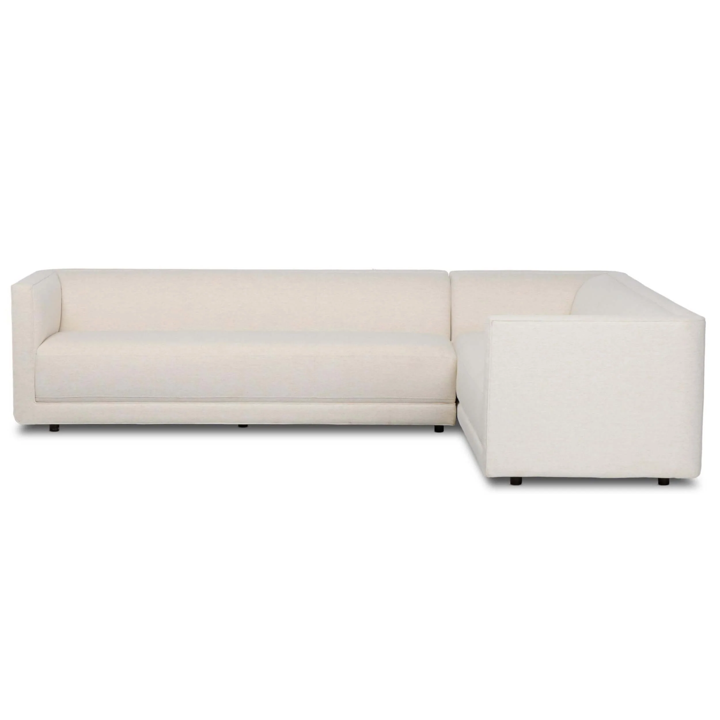 Phillip 2-Piece Sectional, Nomad Snow by Four Hands - Image 3