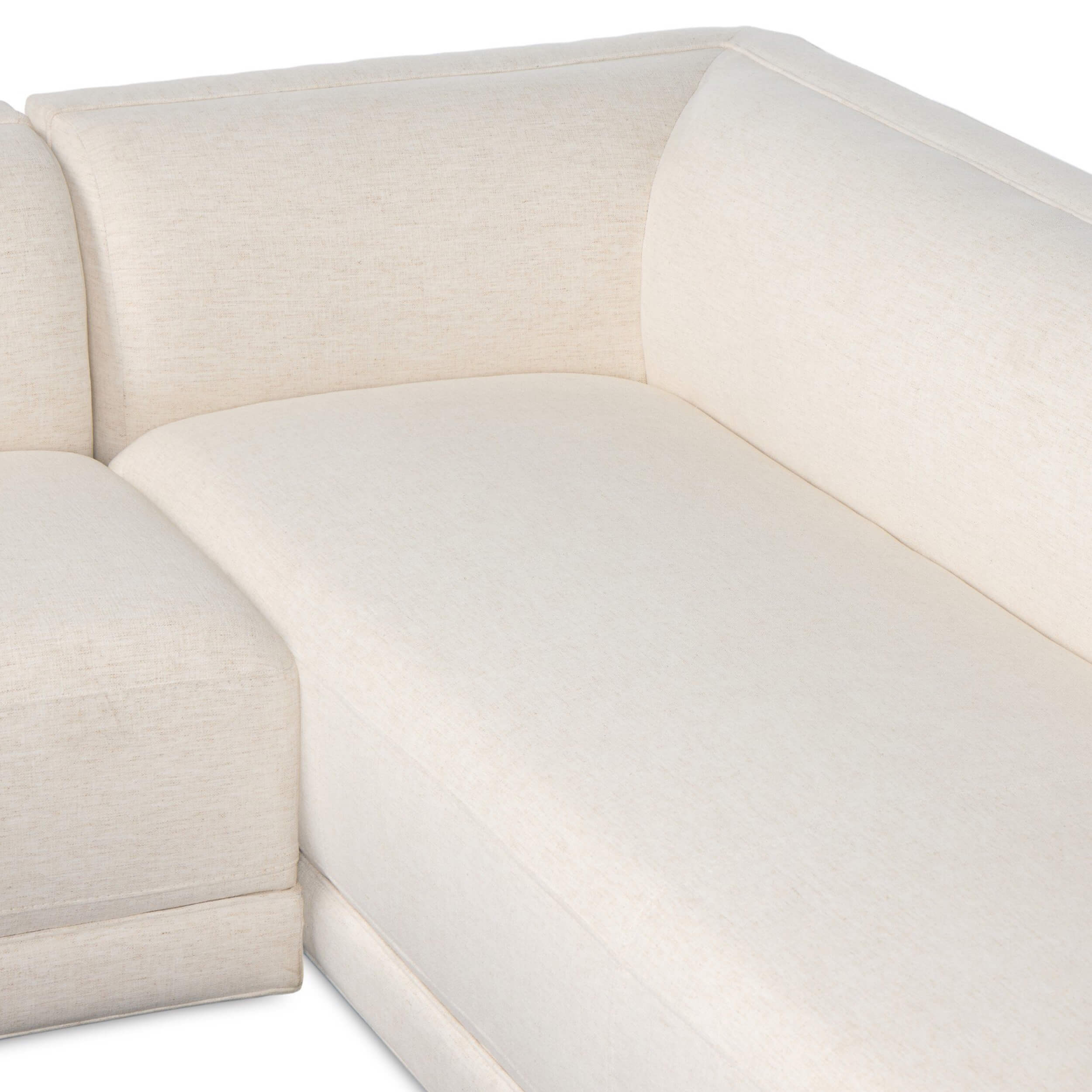 Phillip 2-Piece Sectional, Nomad Snow by Four Hands - Image 4
