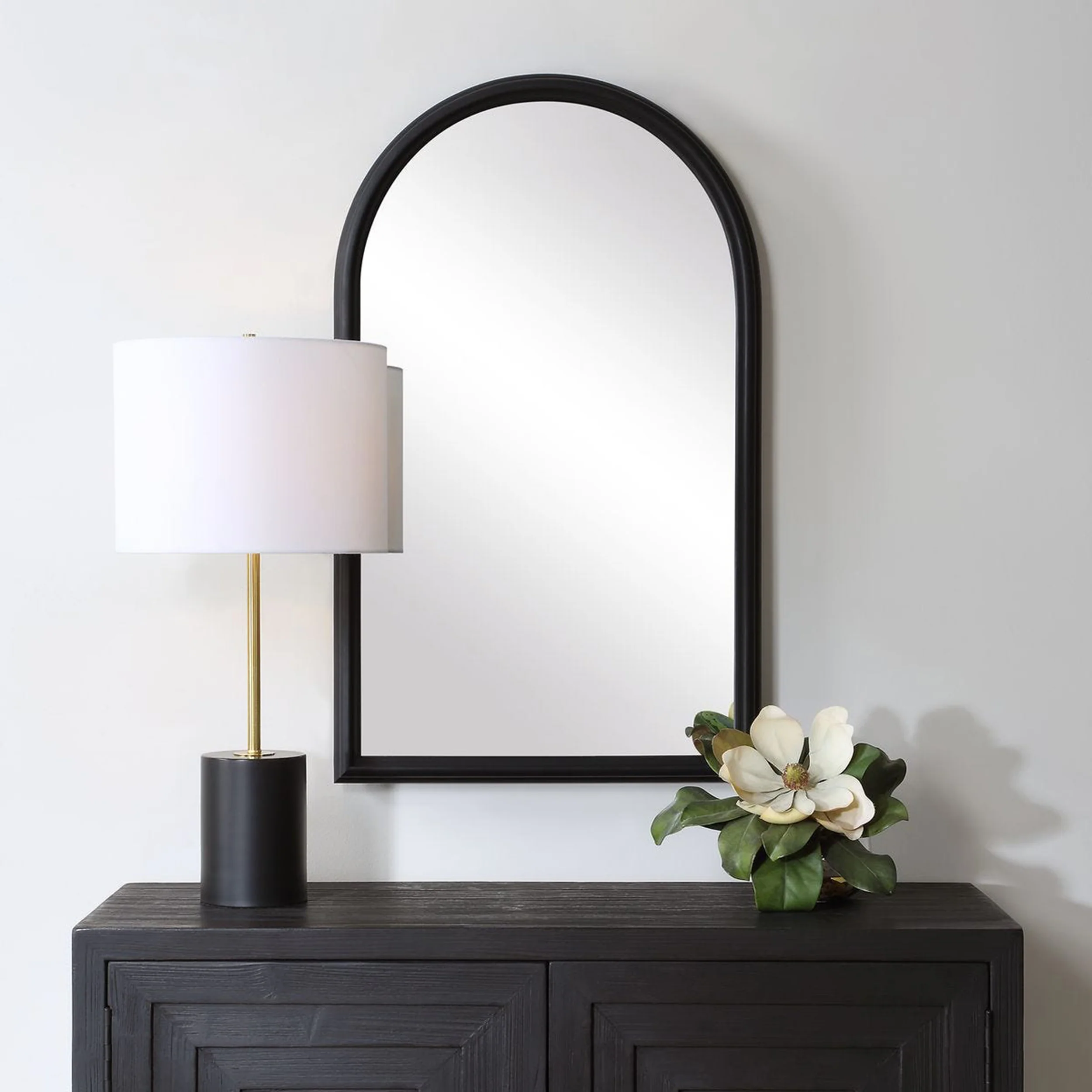 Phoebe Mirror, Black - Image 4