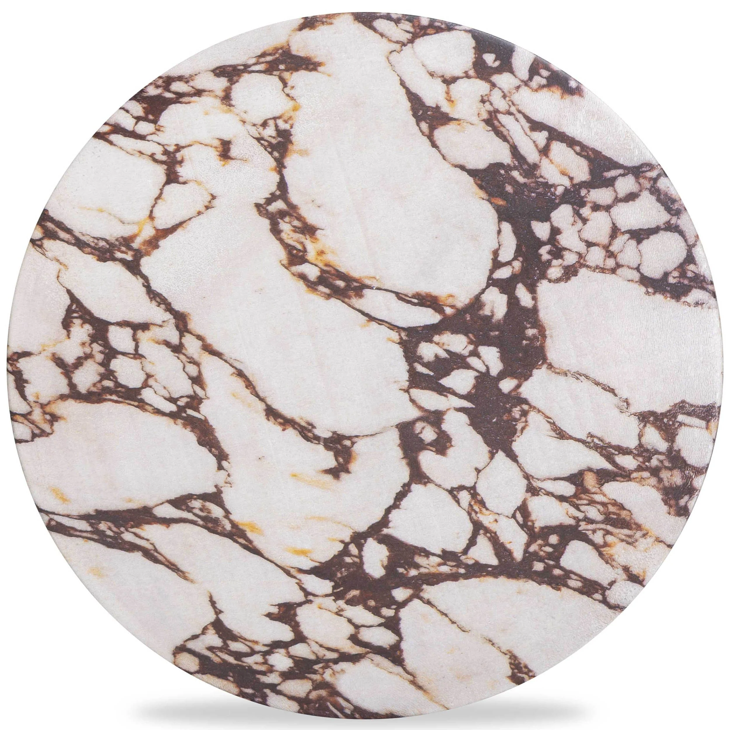 Pia Outdoor Side Table, Red Marble - Image 3