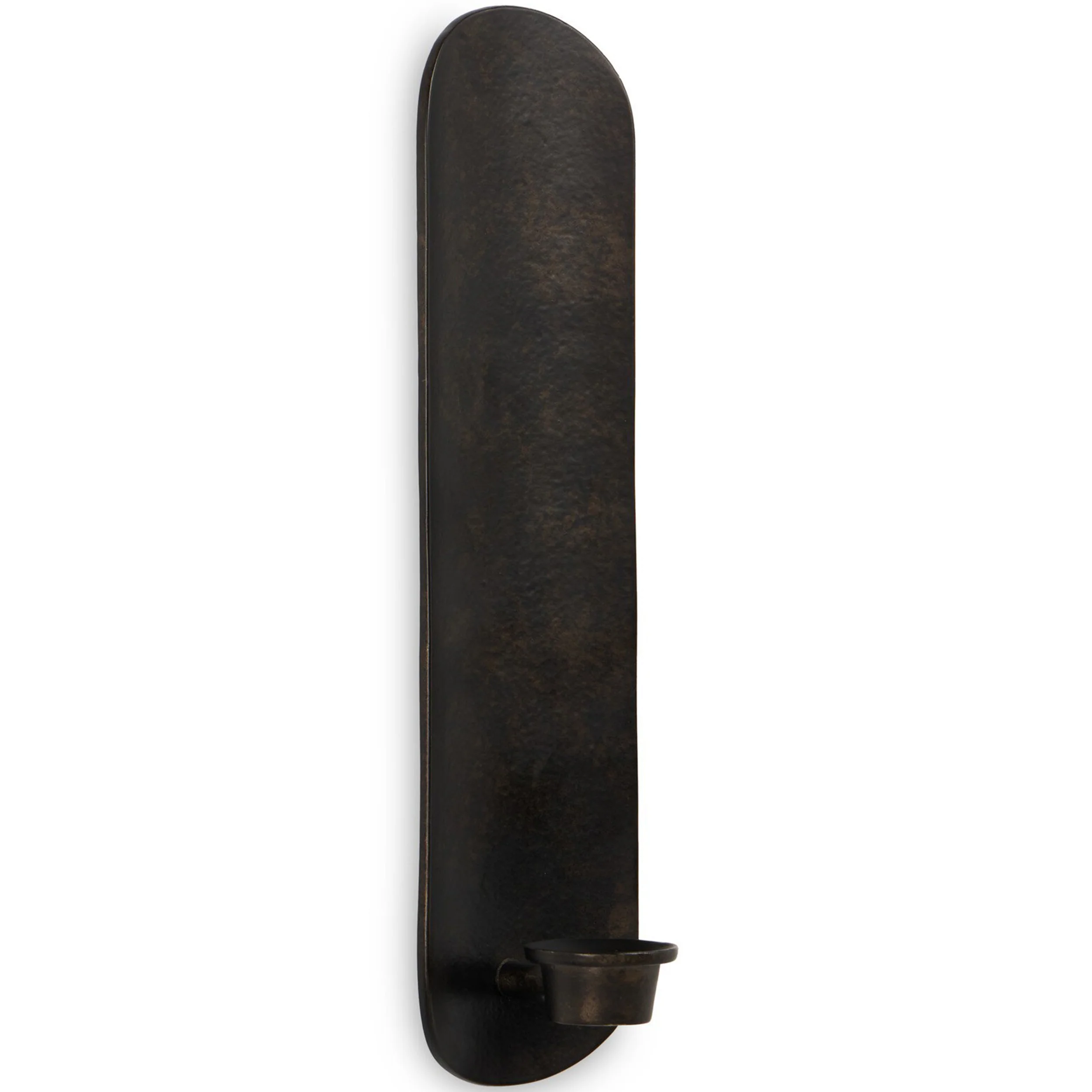 Pilla Wall Mounted Candle Holder Set, Distressed Bronze - Image 2