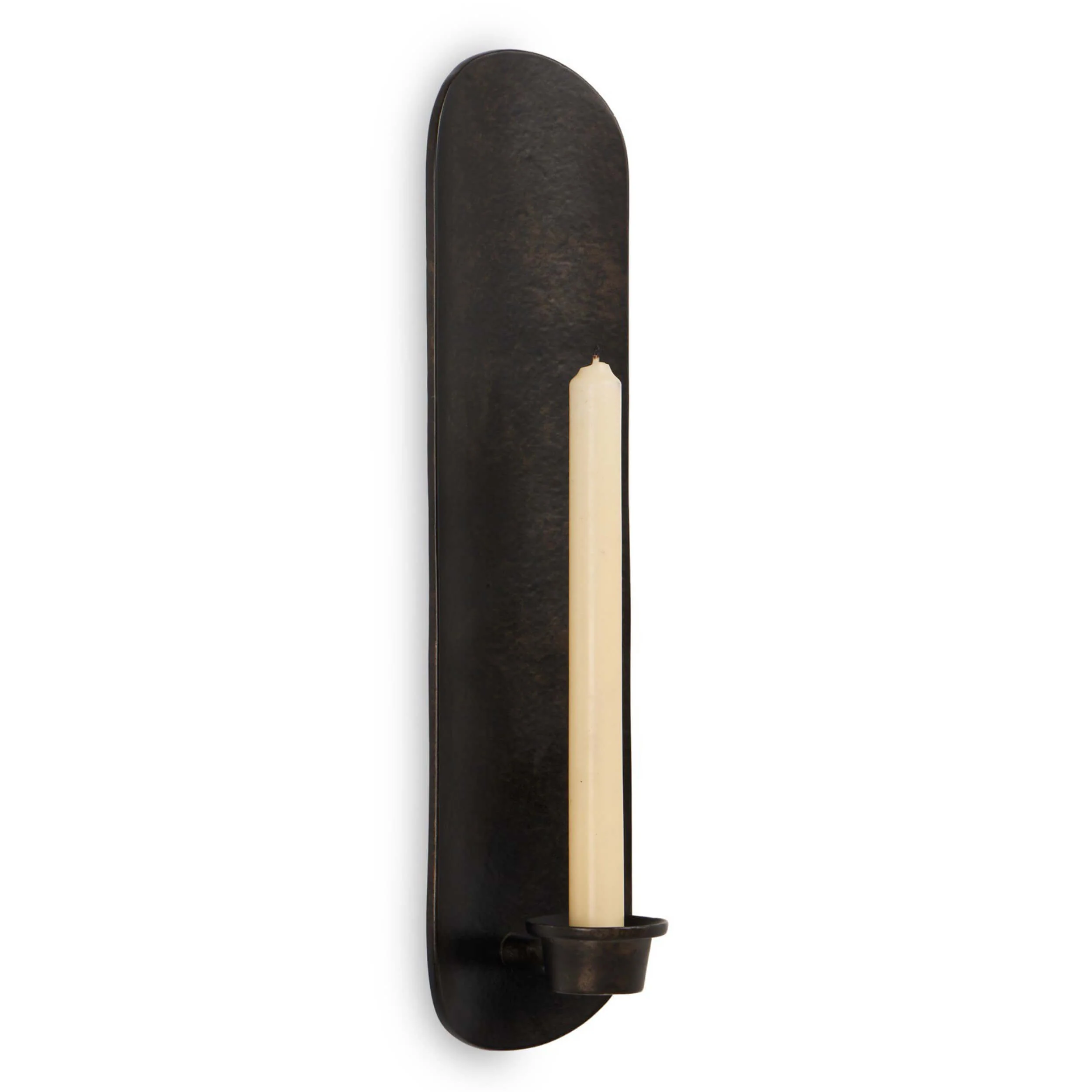 Pilla Wall Mounted Candle Holder Set, Distressed Bronze by Four Hands
