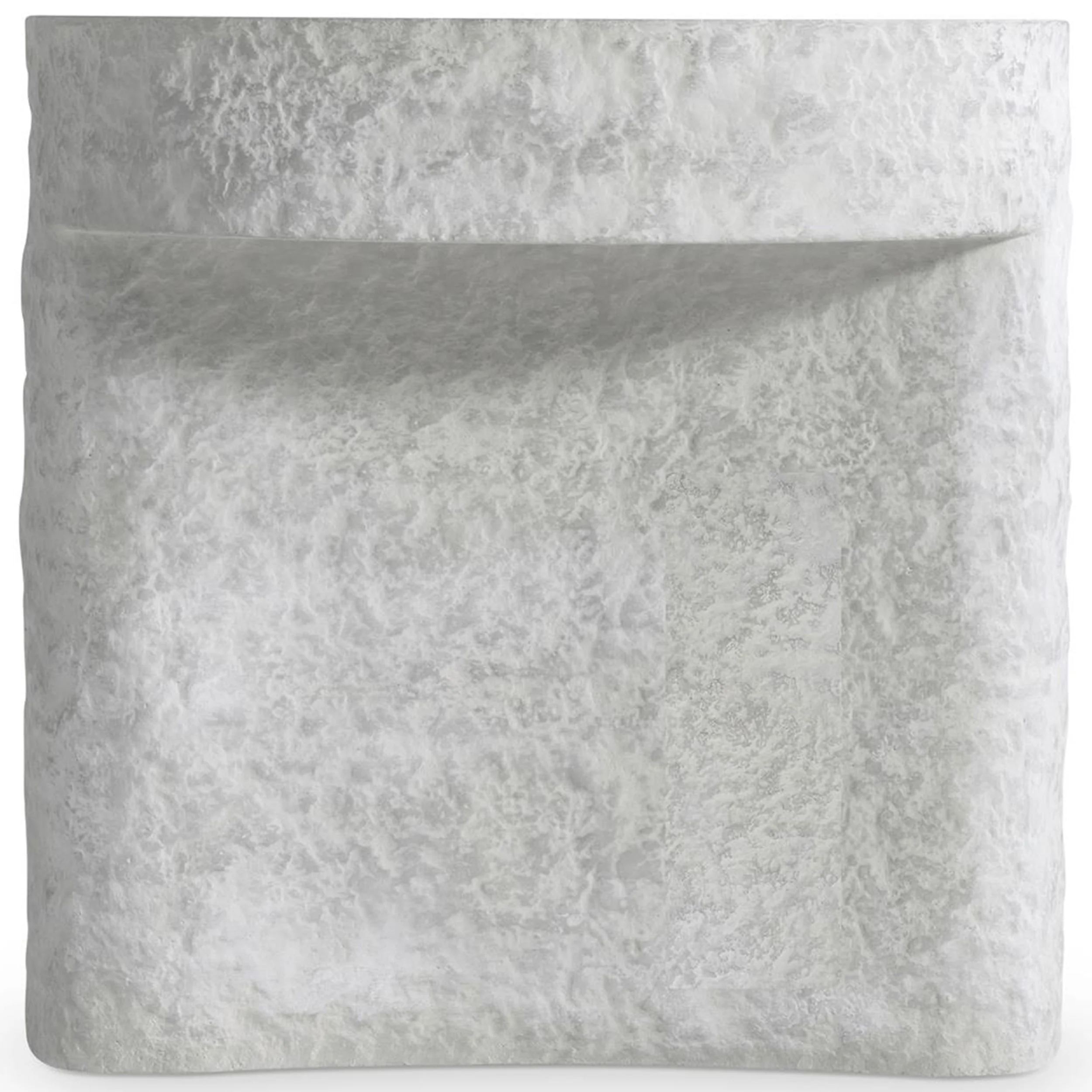 Pincio Sculpted Base Side Table, Millstone - Image 3