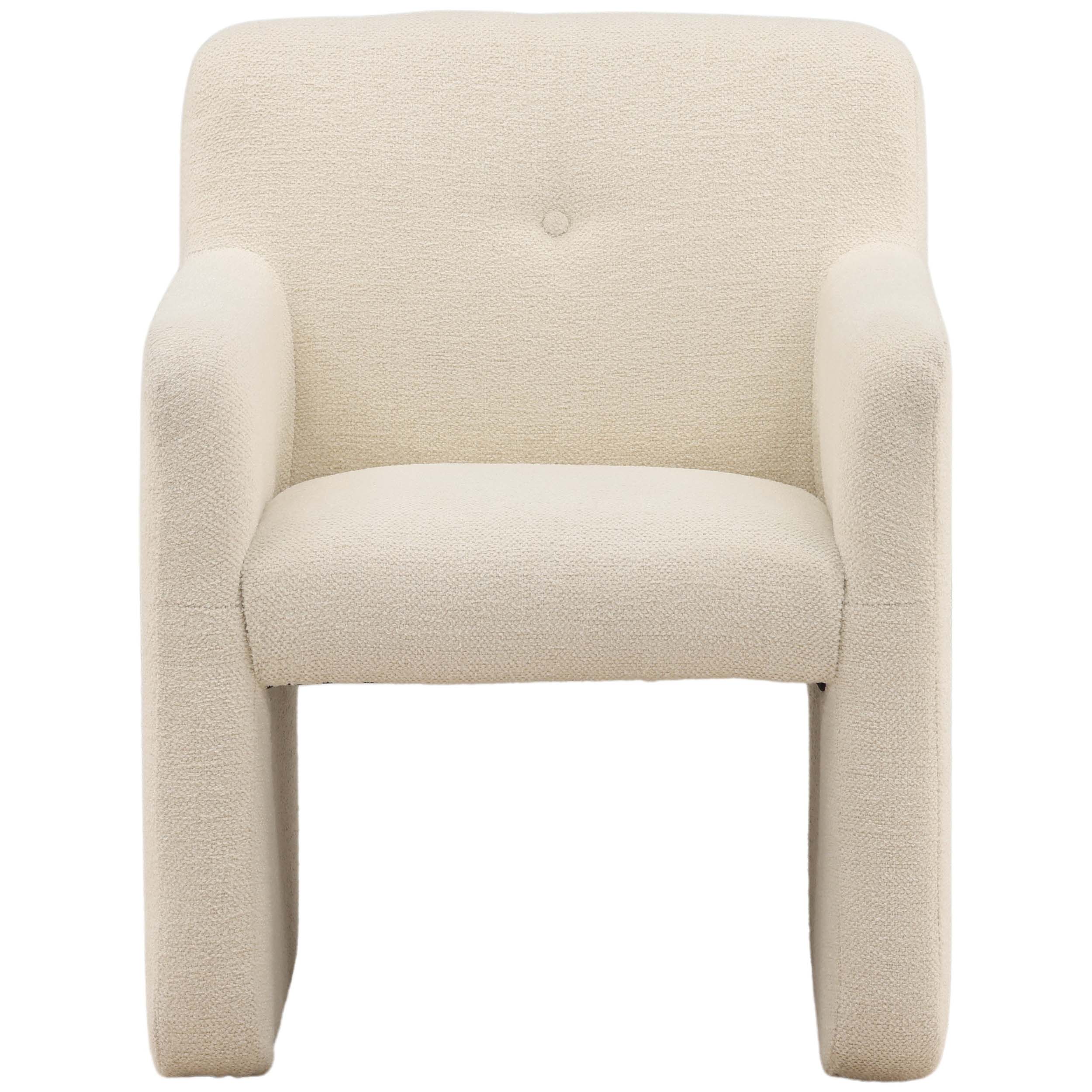 Pippy Dining Chair, Cream, Set of 2 - Image 2