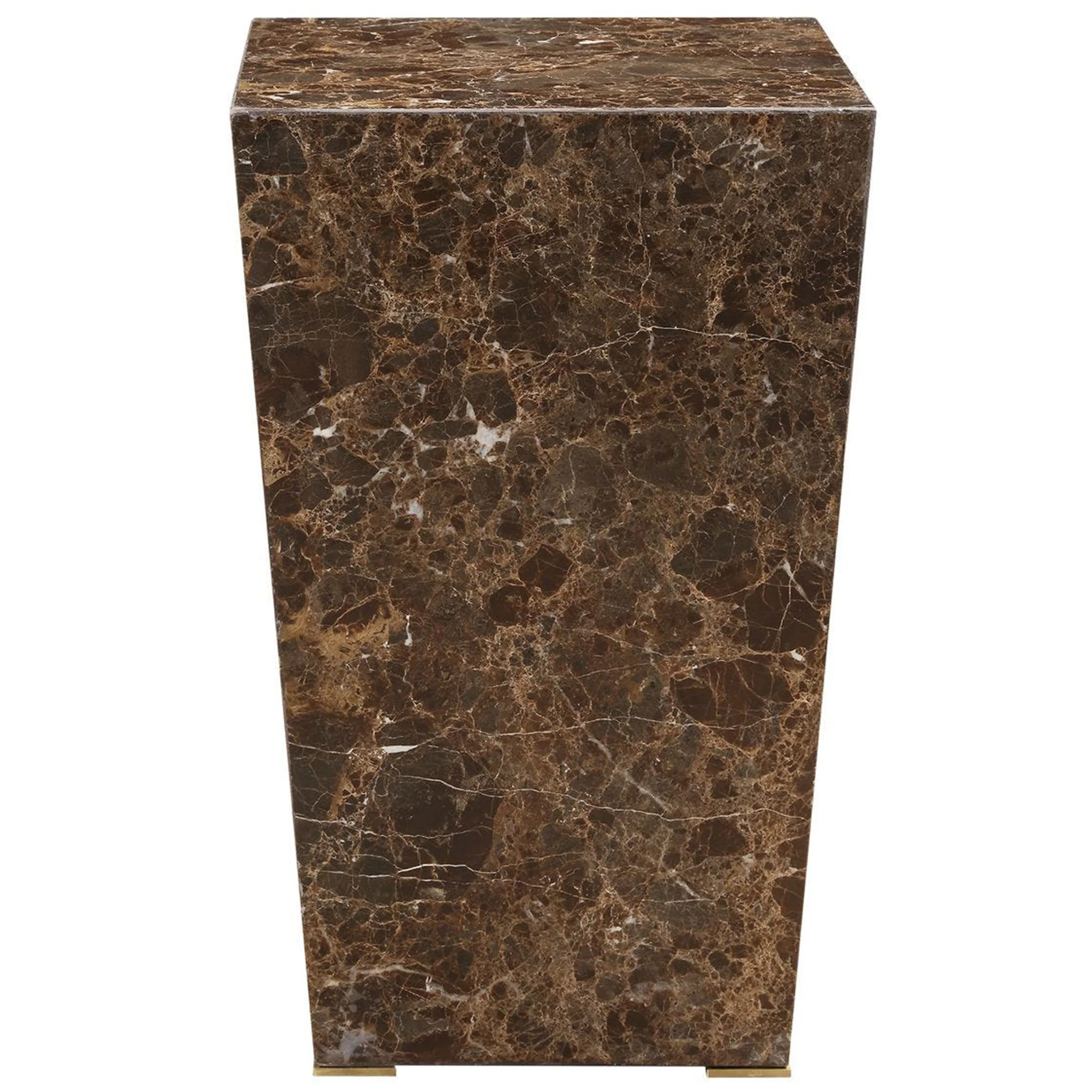 Poe Accent Table, Brown - Image 2