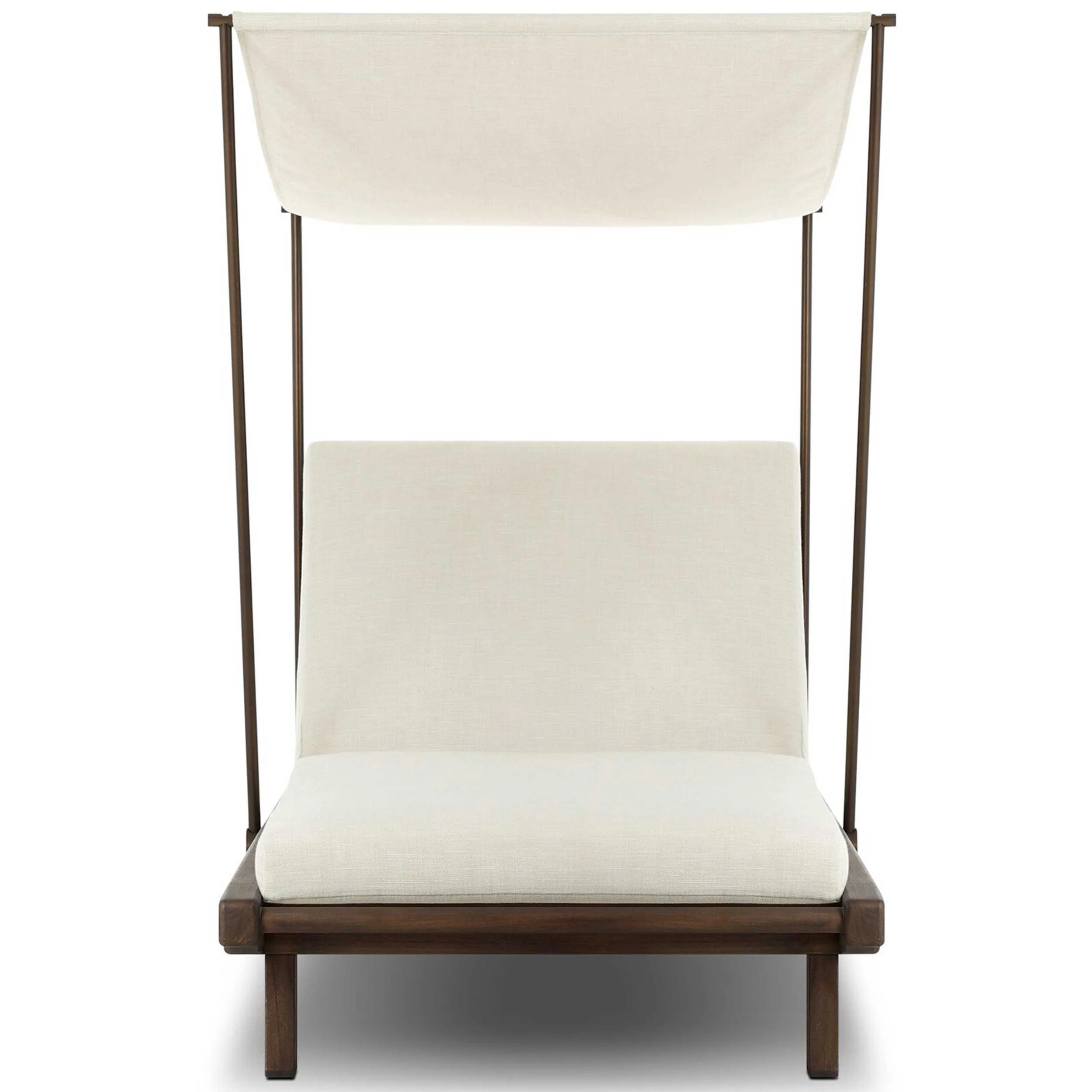 Polima Outdoor Chaise, Vergo Cream by Four Hands - Image 2