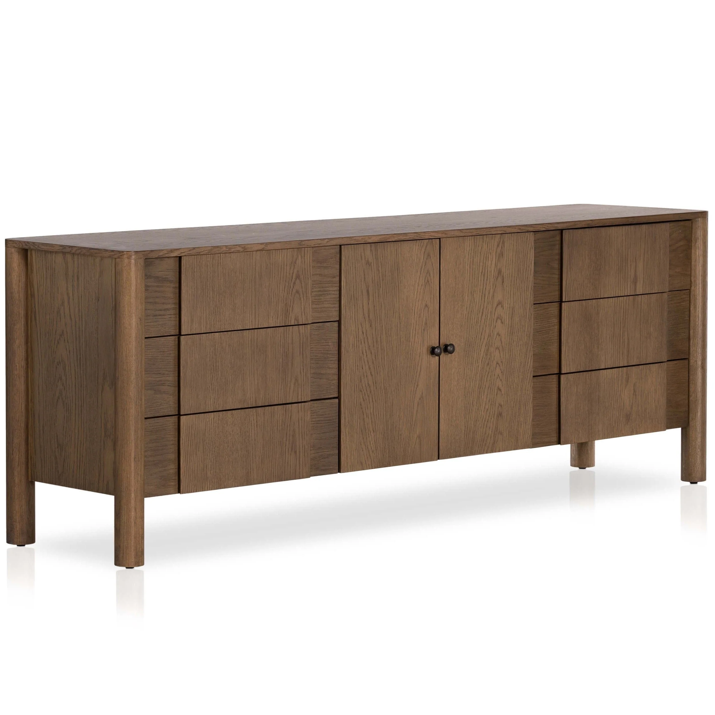 Pollard Media Console, Tan Oak by Four Hands