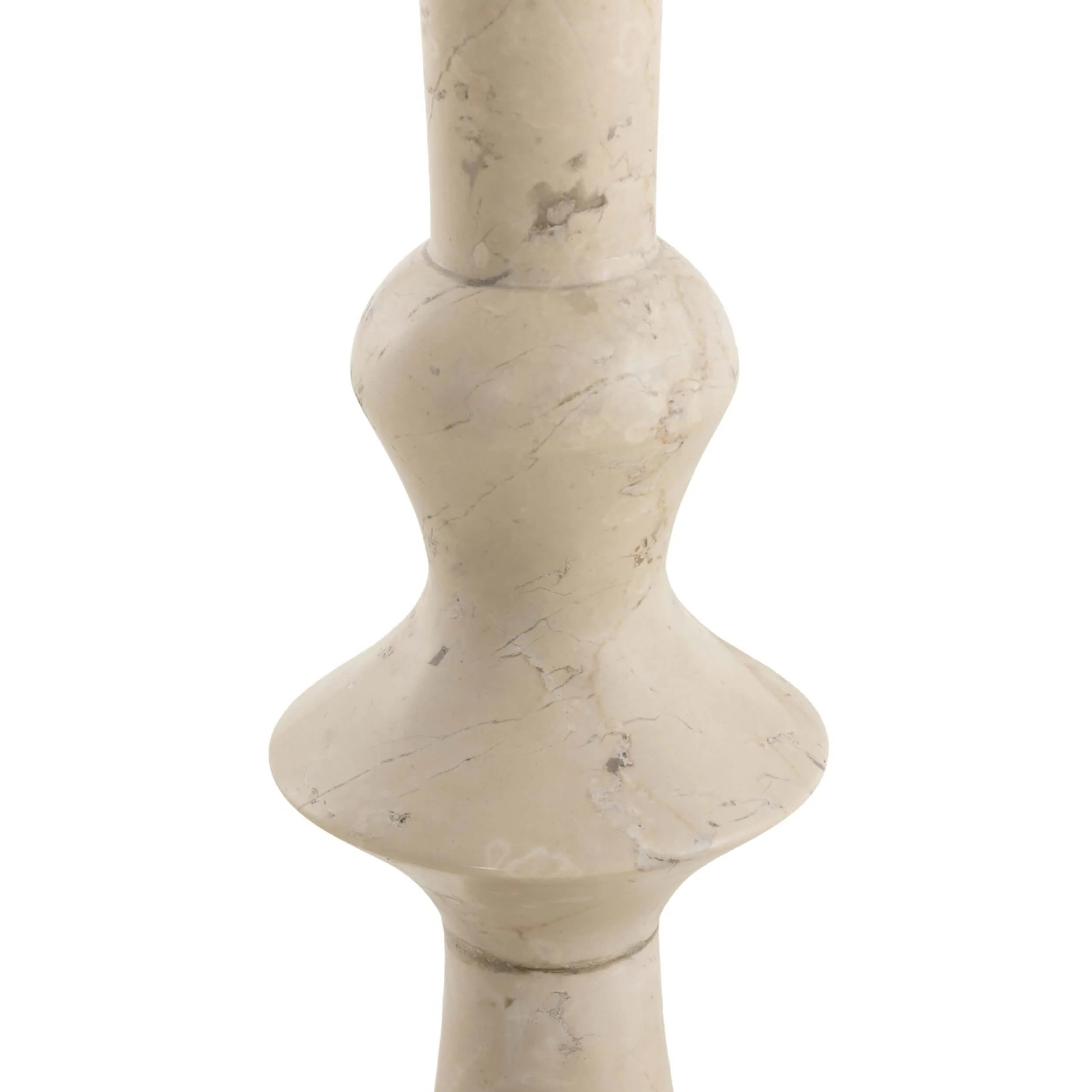Polli End Table, Cream Marble by Four Hands - Image 3