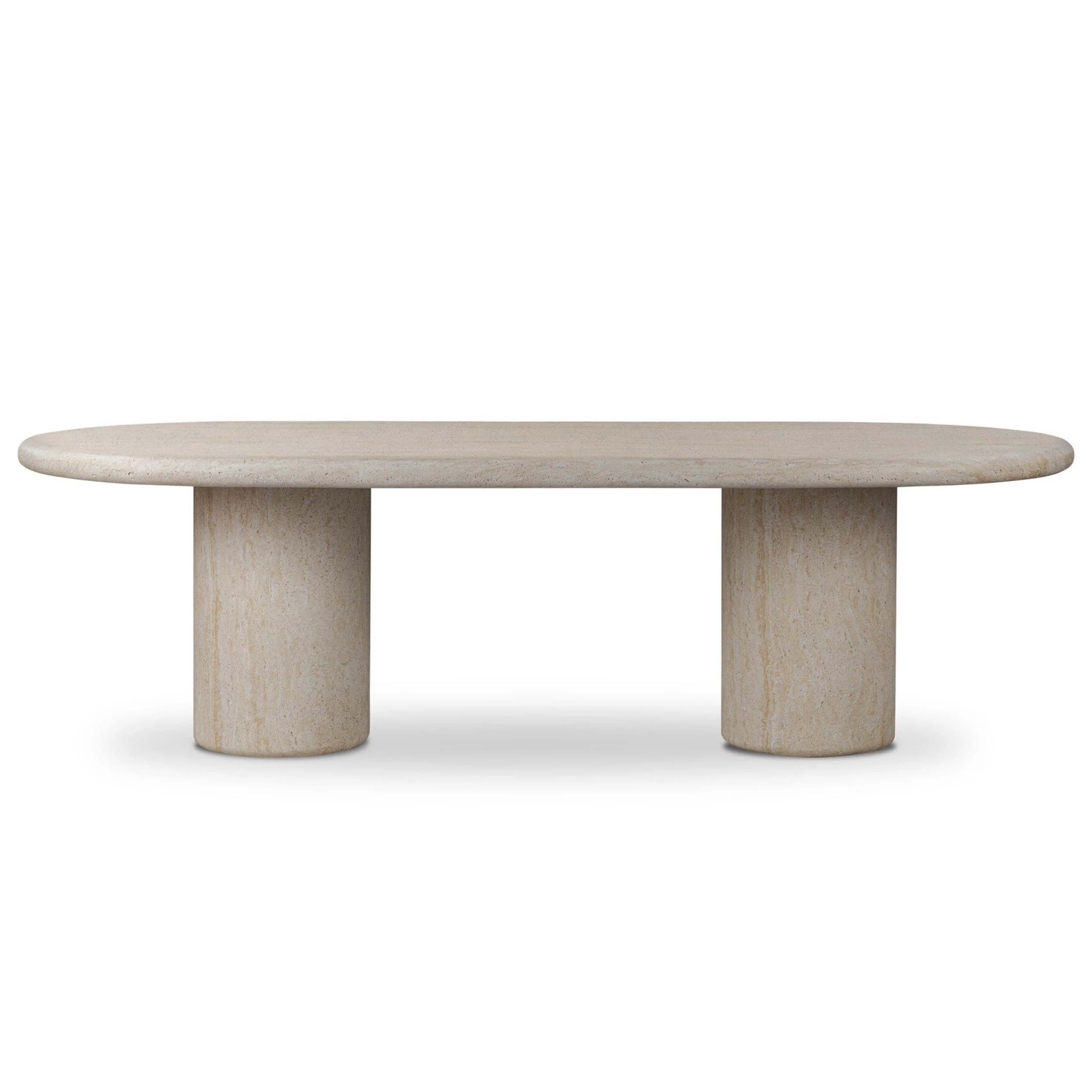 Poole Outdoor Dining Table, Textured Sand by Four Hands - Image 2