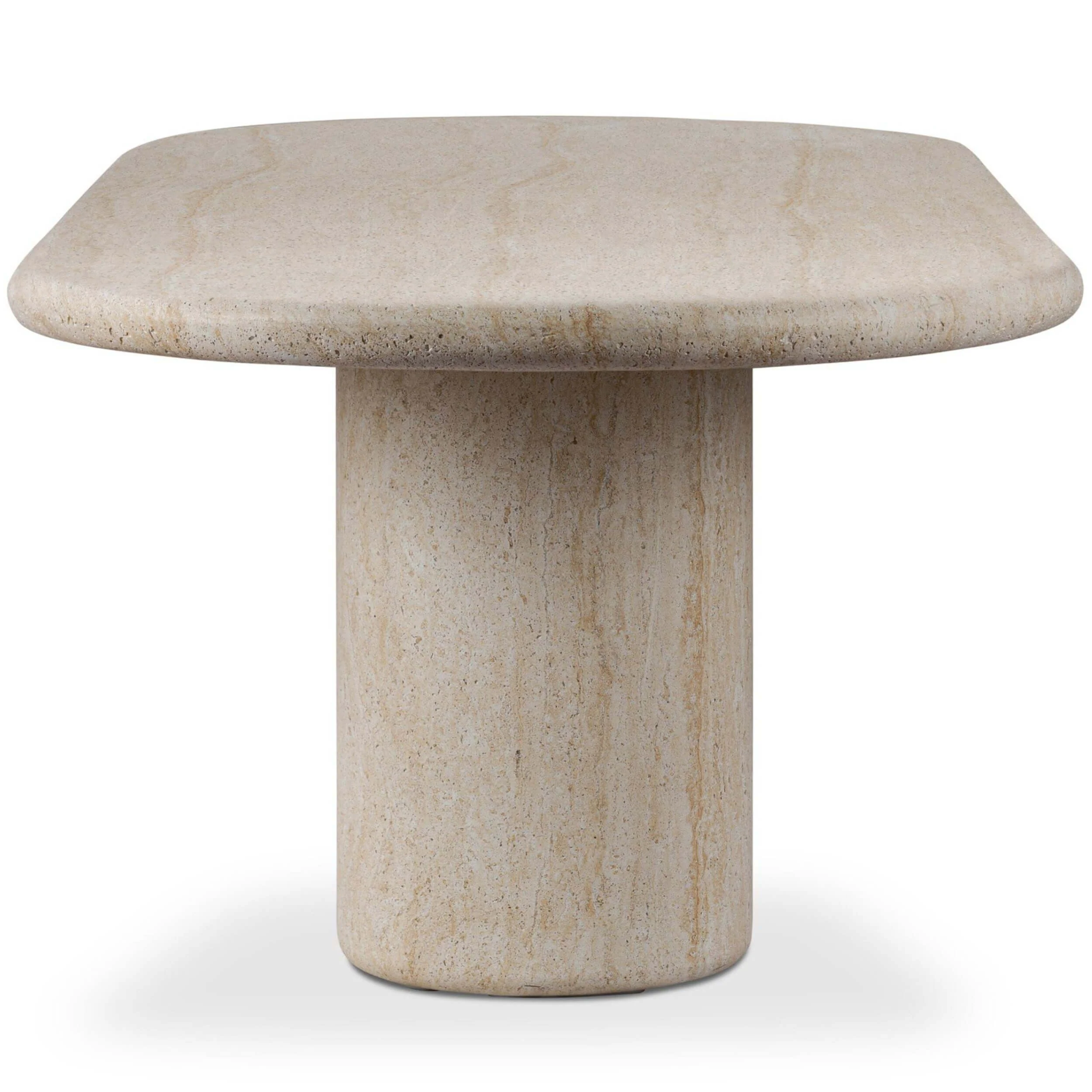 Poole Outdoor Dining Table, Textured Sand by Four Hands - Image 3