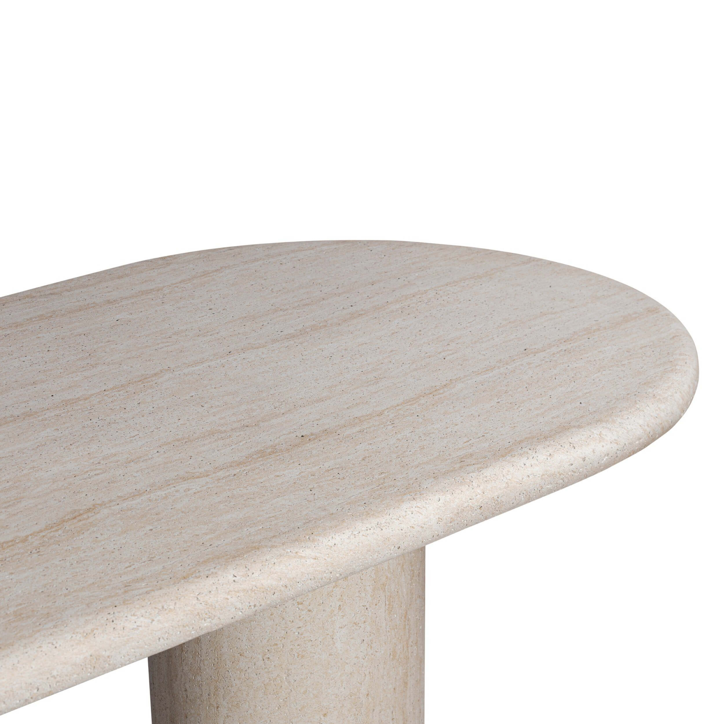 Poole Outdoor Dining Table, Textured Sand by Four Hands - Image 4