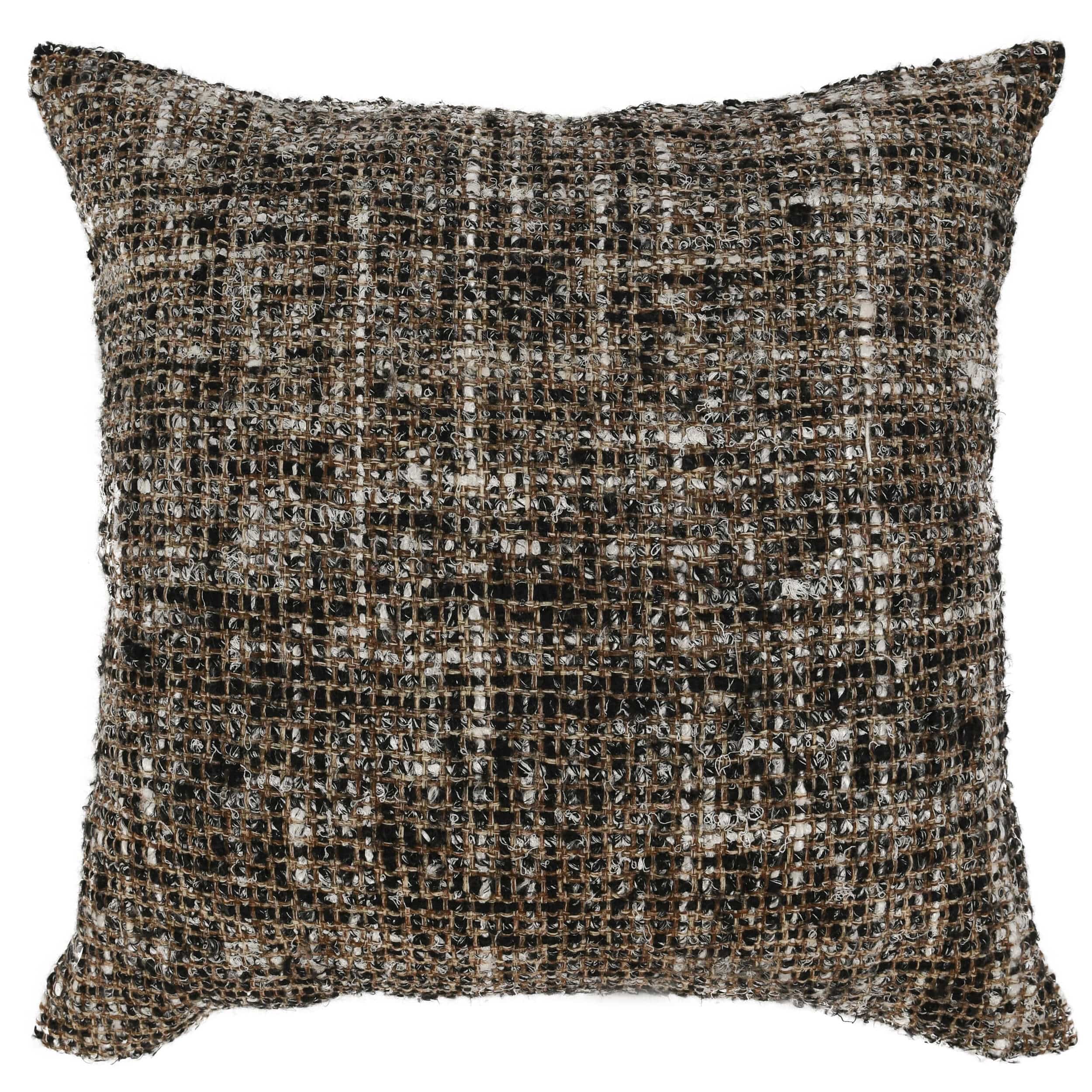Porter Pillow, Black/Ivory