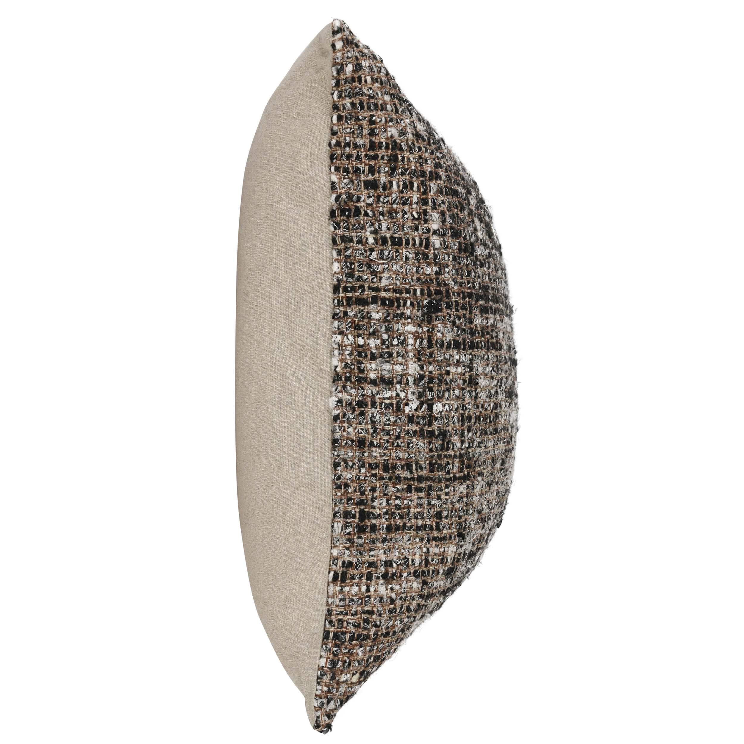 Porter Pillow, Black/Ivory - Image 3