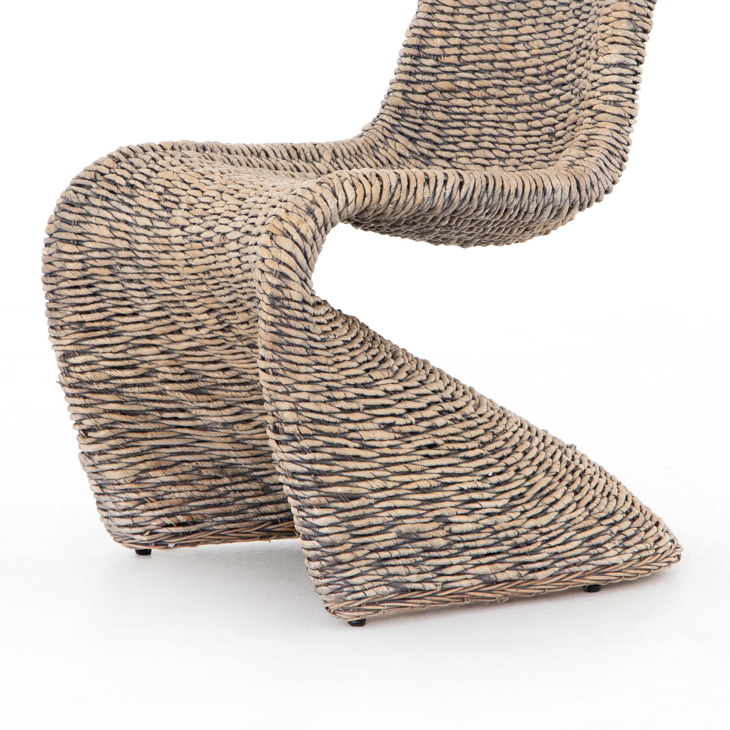 Portia Dining Chair, Grey Wash by Four Hands - Image 4