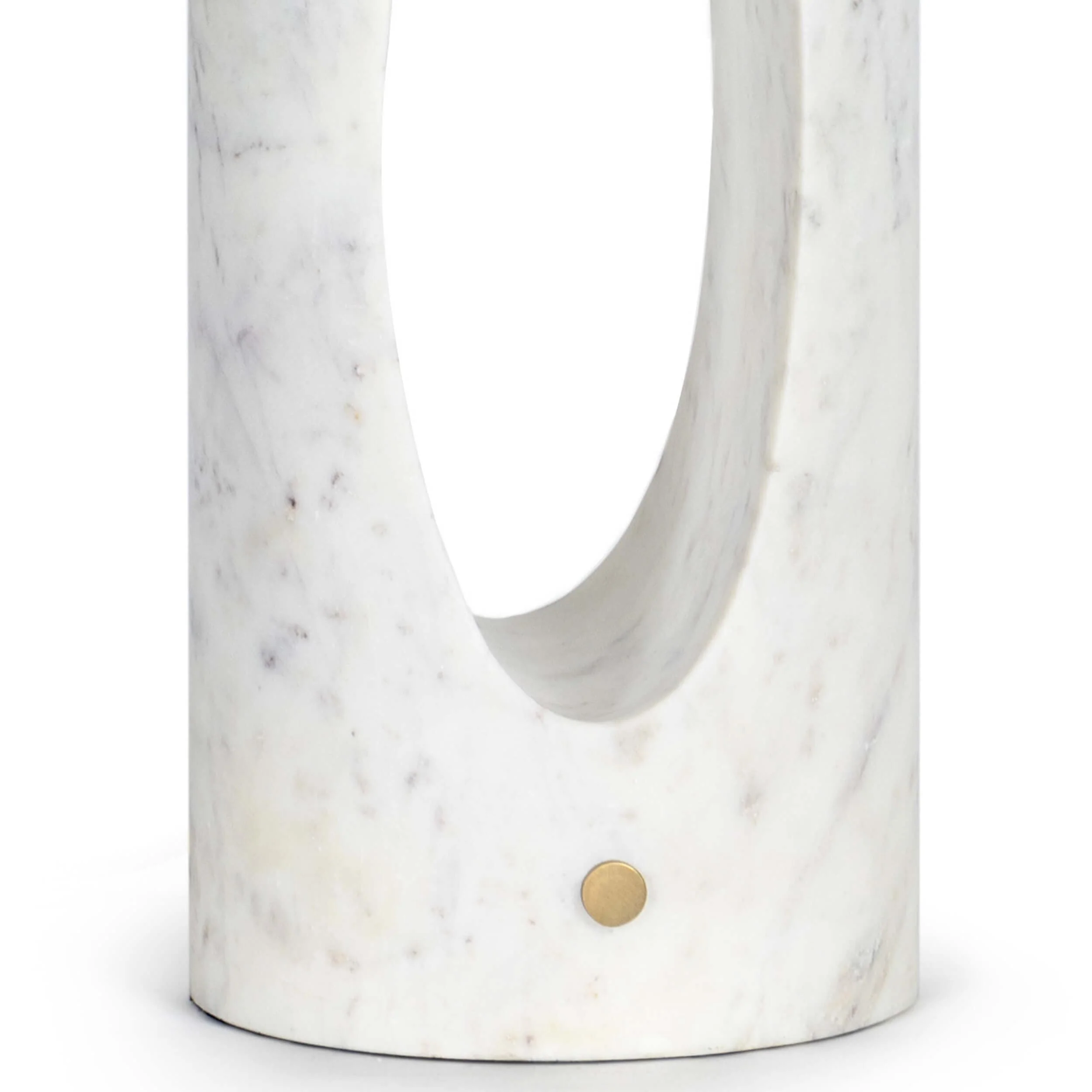 Portia Marble Table Lamp, White - Image 4