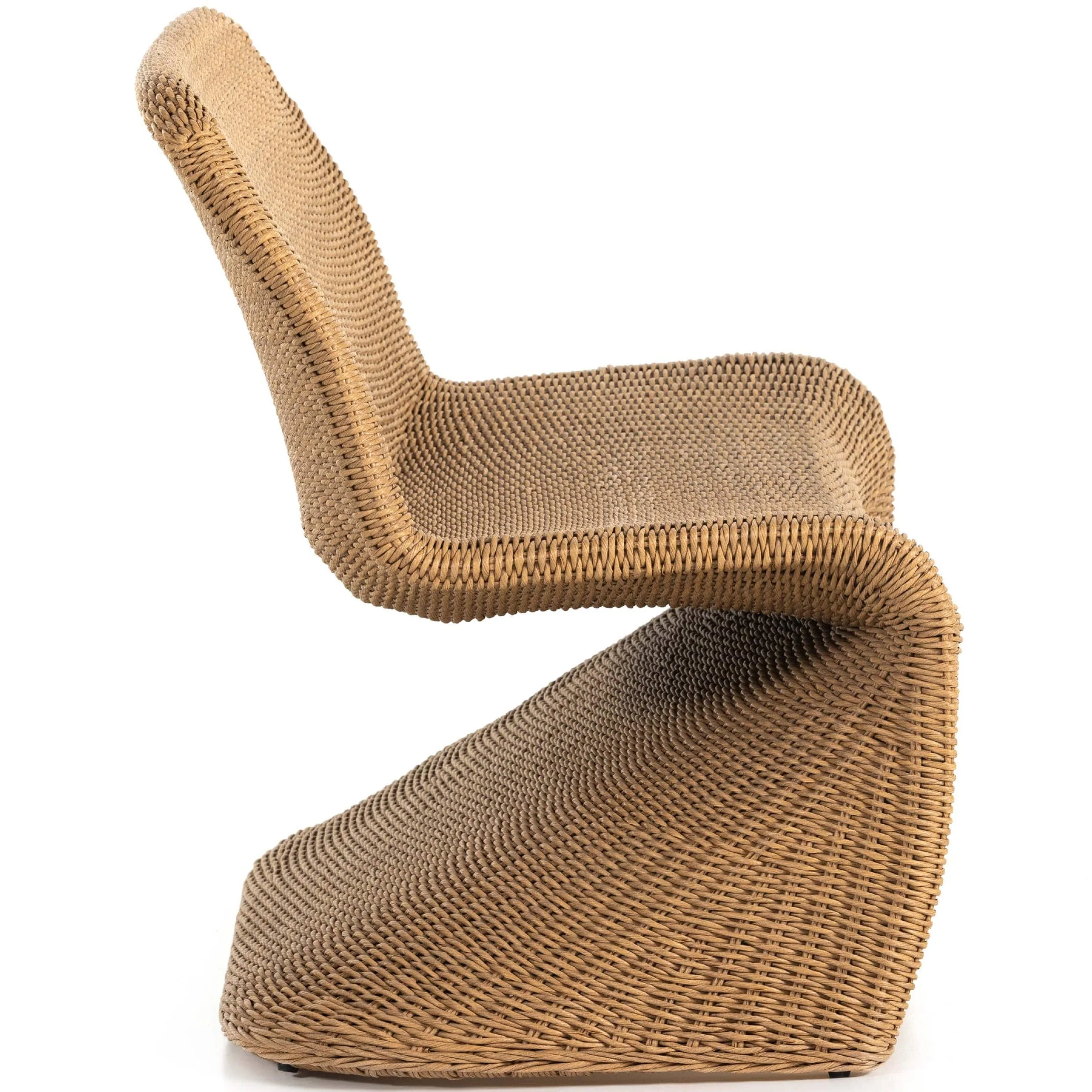 Portia Outdoor Dining Bench, Natural by Four Hands - Image 3