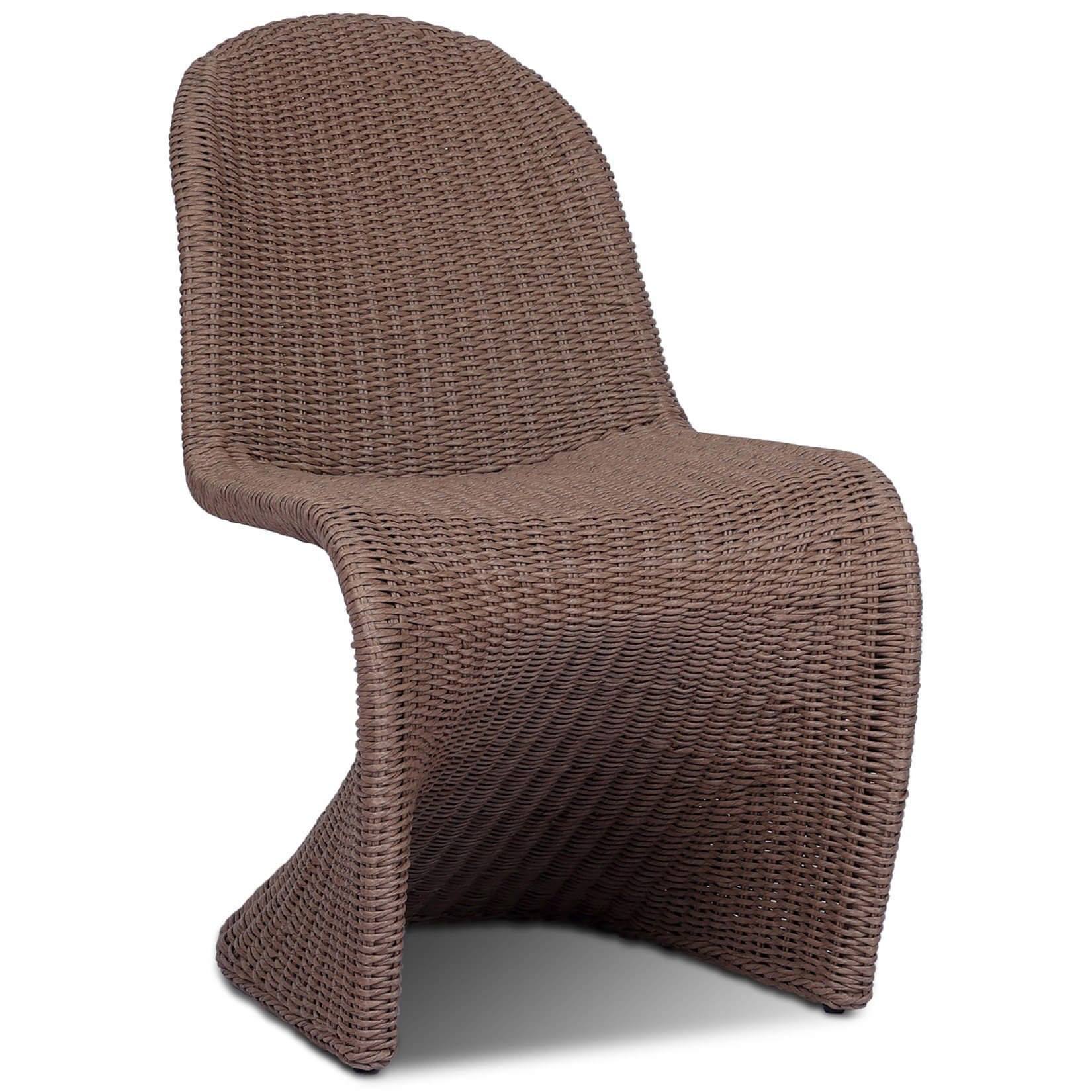 Portia Outdoor Dining Chair, Tanned Weave by Four Hands