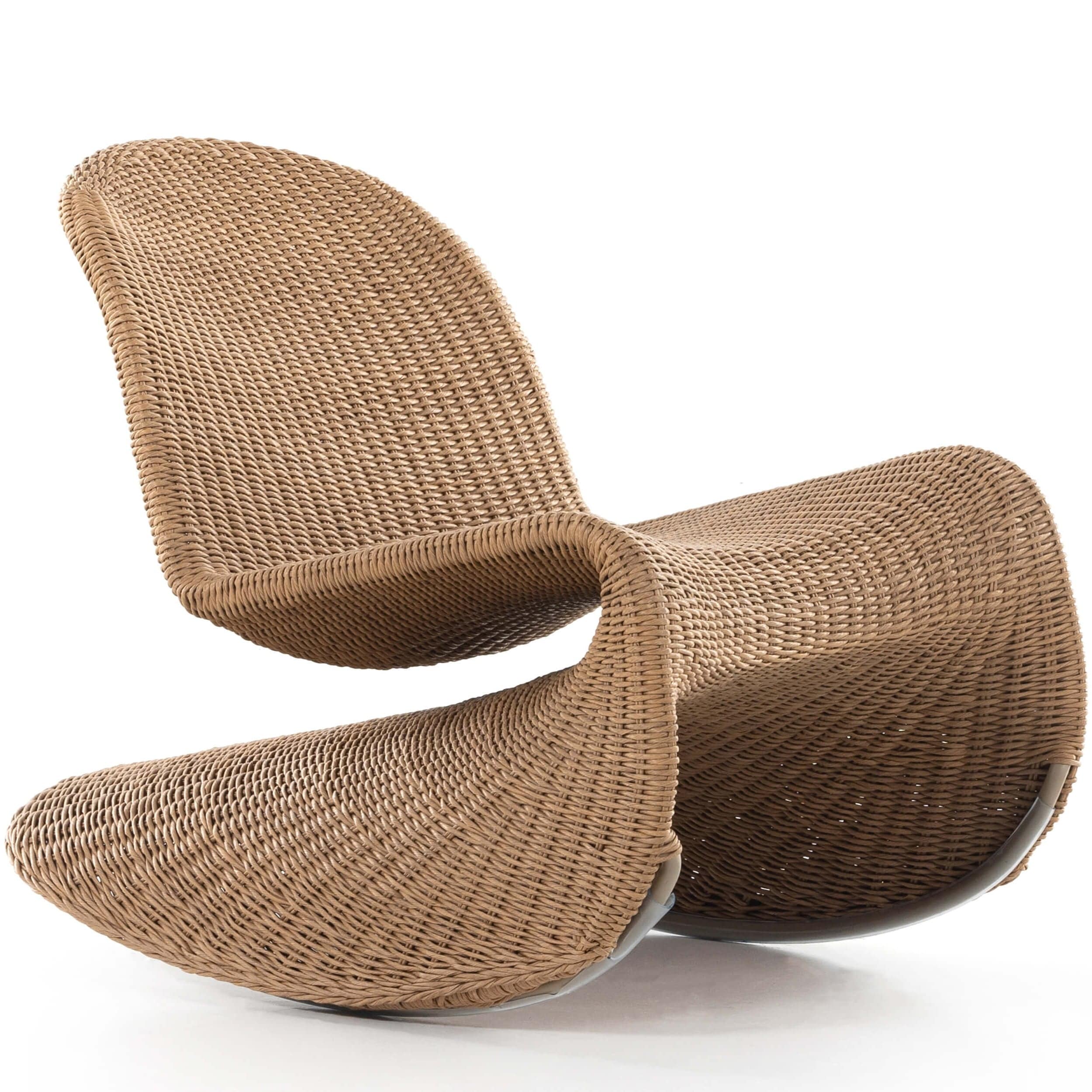 Portia Outdoor Rocking Chair, Natural by Four Hands