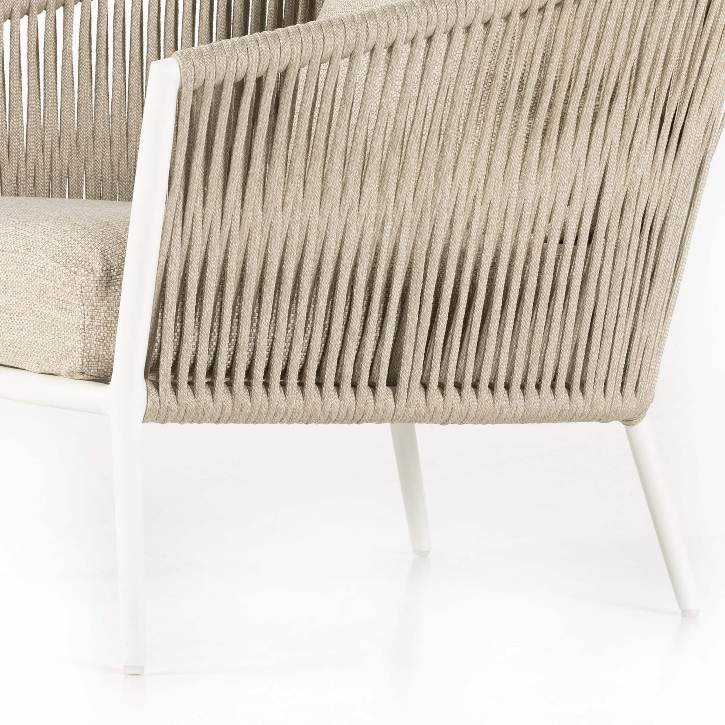 Porto Outdoor Chair, Faye Sand by Four Hands - Image 4