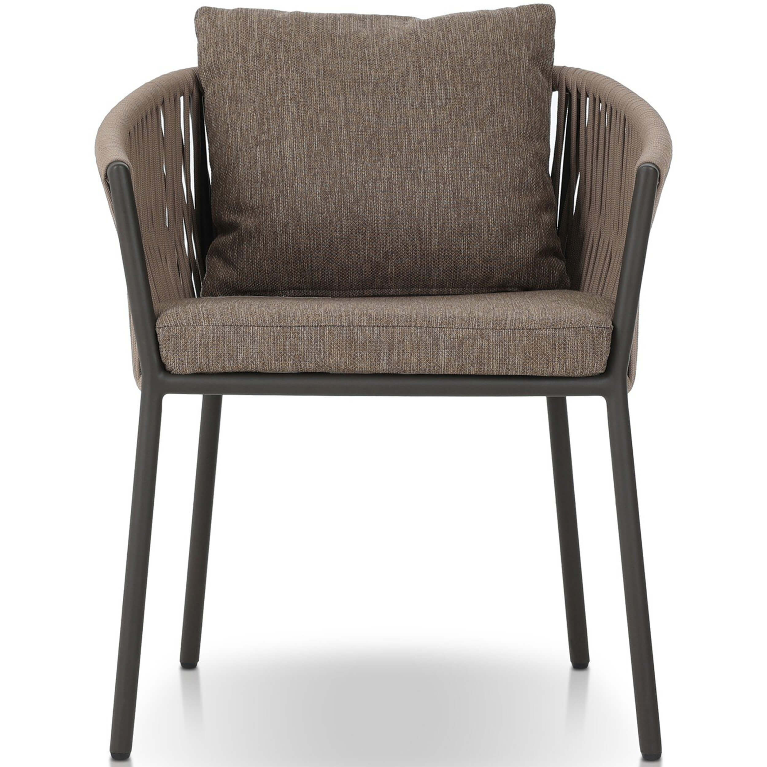 Porto Outdoor Dining Chair, Ellor Brown, Set of 2 by Four Hands - Image 2