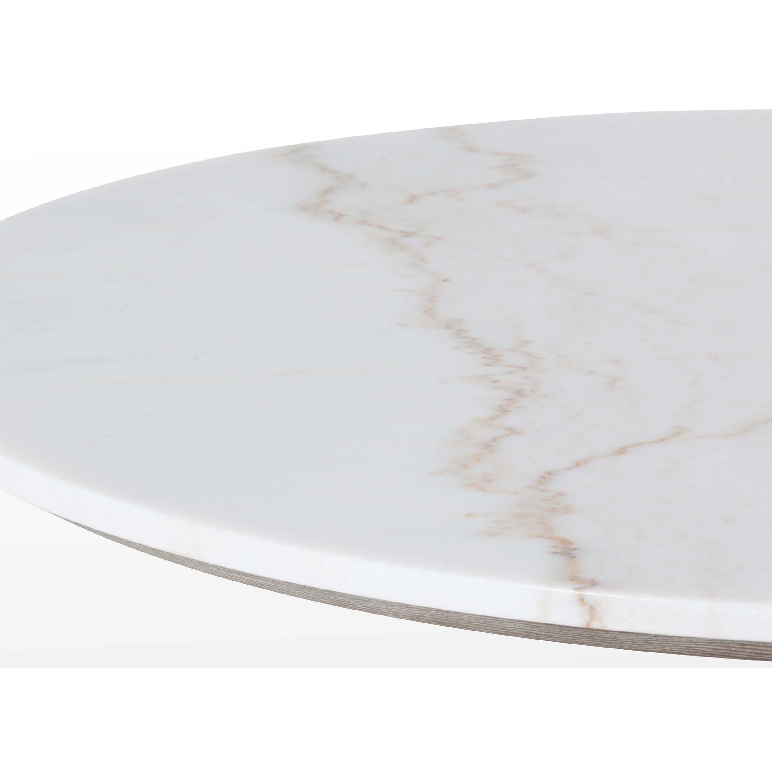 Powell Dining Table, White Marble by Four Hands - Image 7