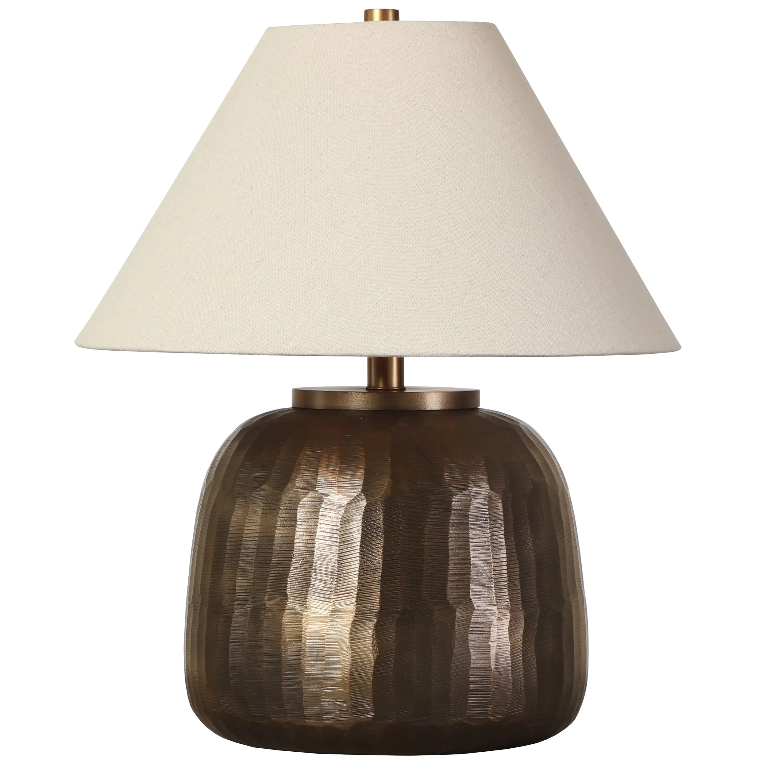 Praviva Table Lamp, Antique Brass