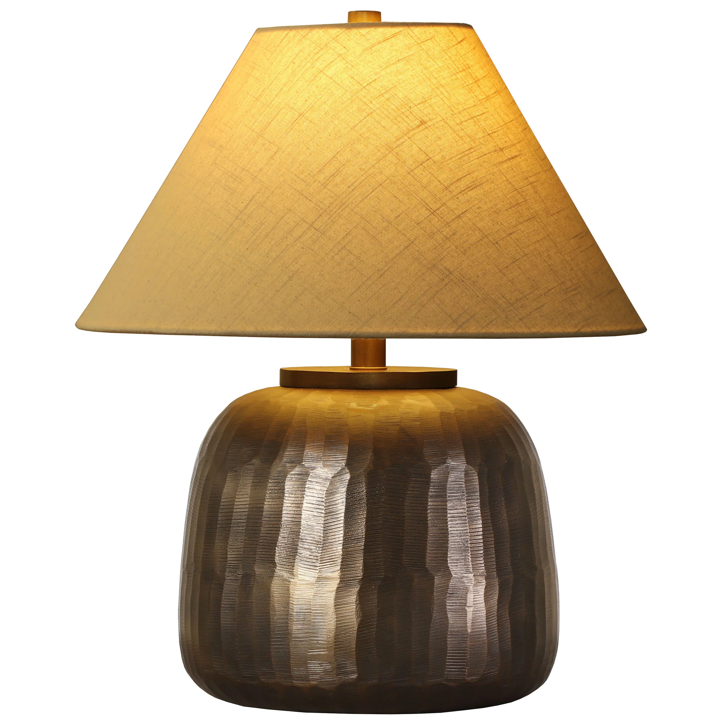 Praviva Table Lamp, Antique Brass - Image 2