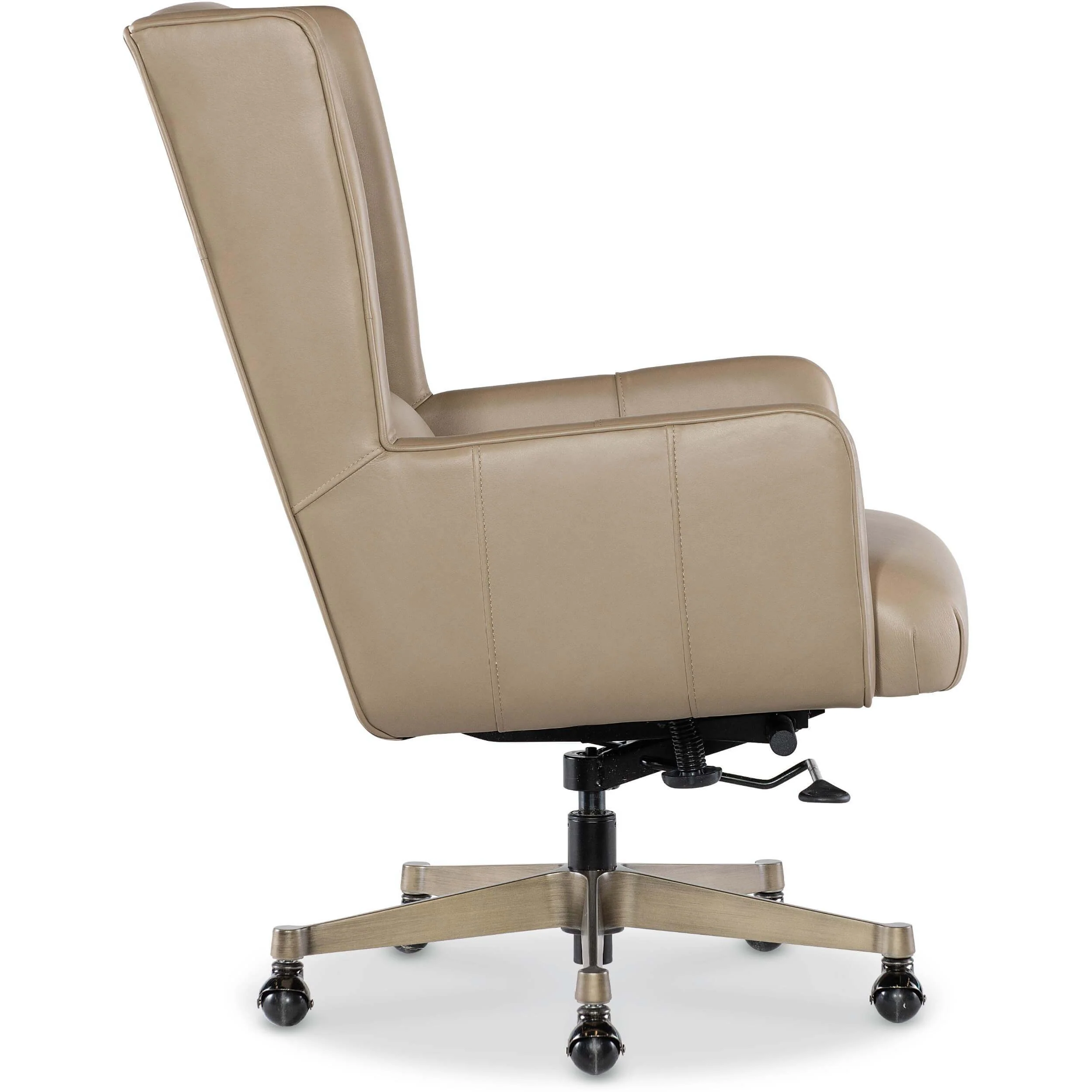 Primrose Leather Executive Chair, Salvo Beige - Image 3