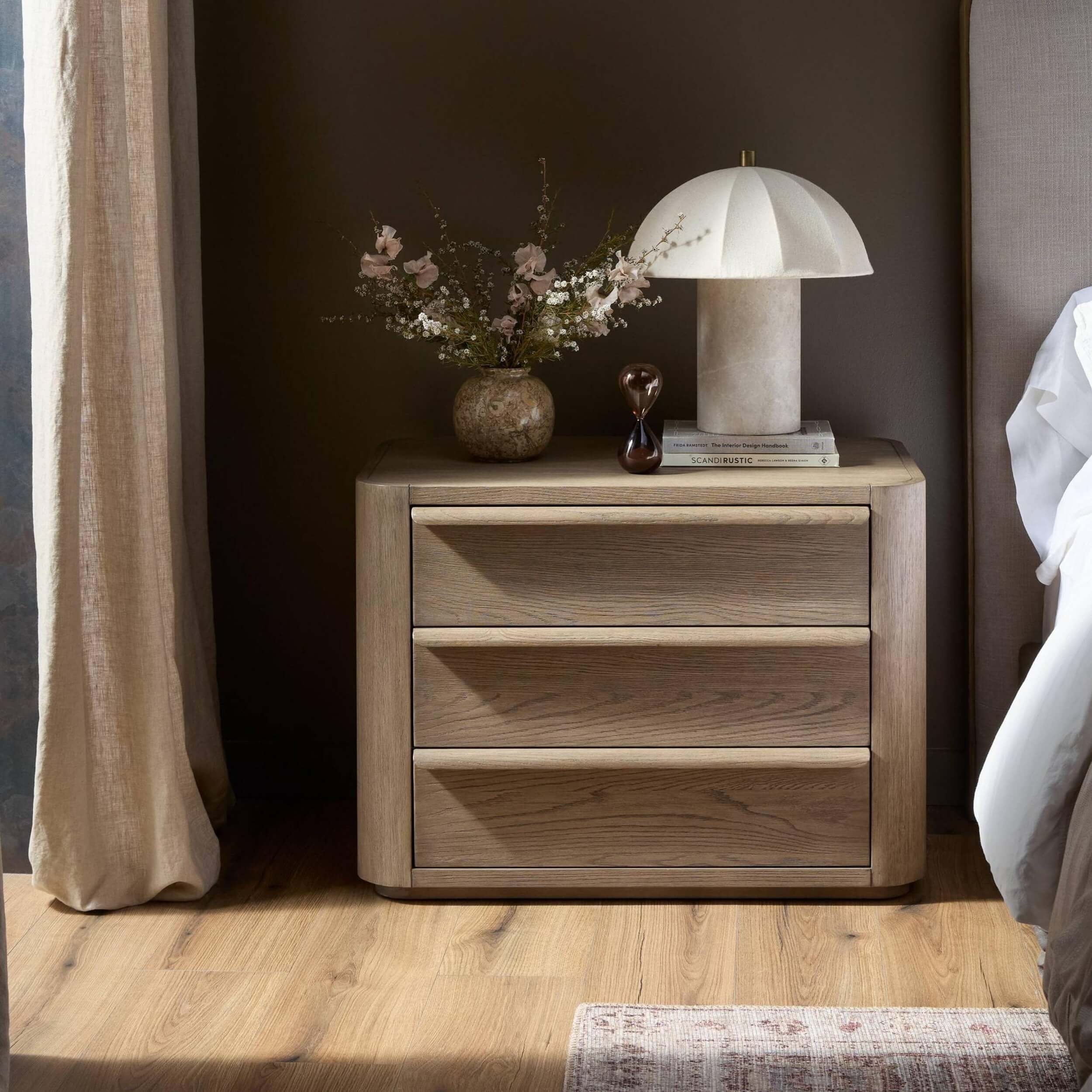 Primrose Nightstand, Natural Flat Oak by Four Hands - Image 7