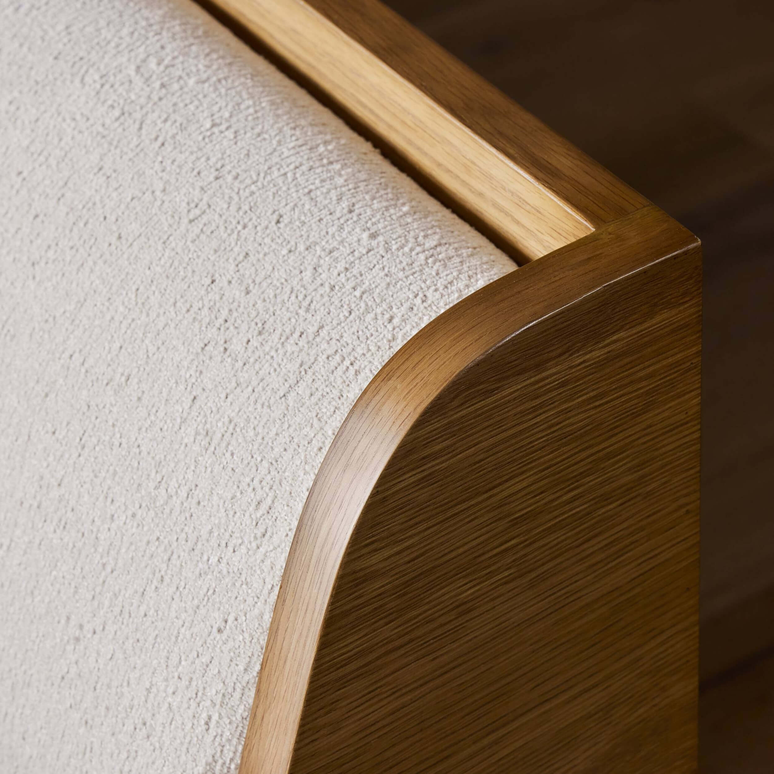 Priscilla U Shape Dining Banquette, Wayfarer Snow by Four Hands - Image 10