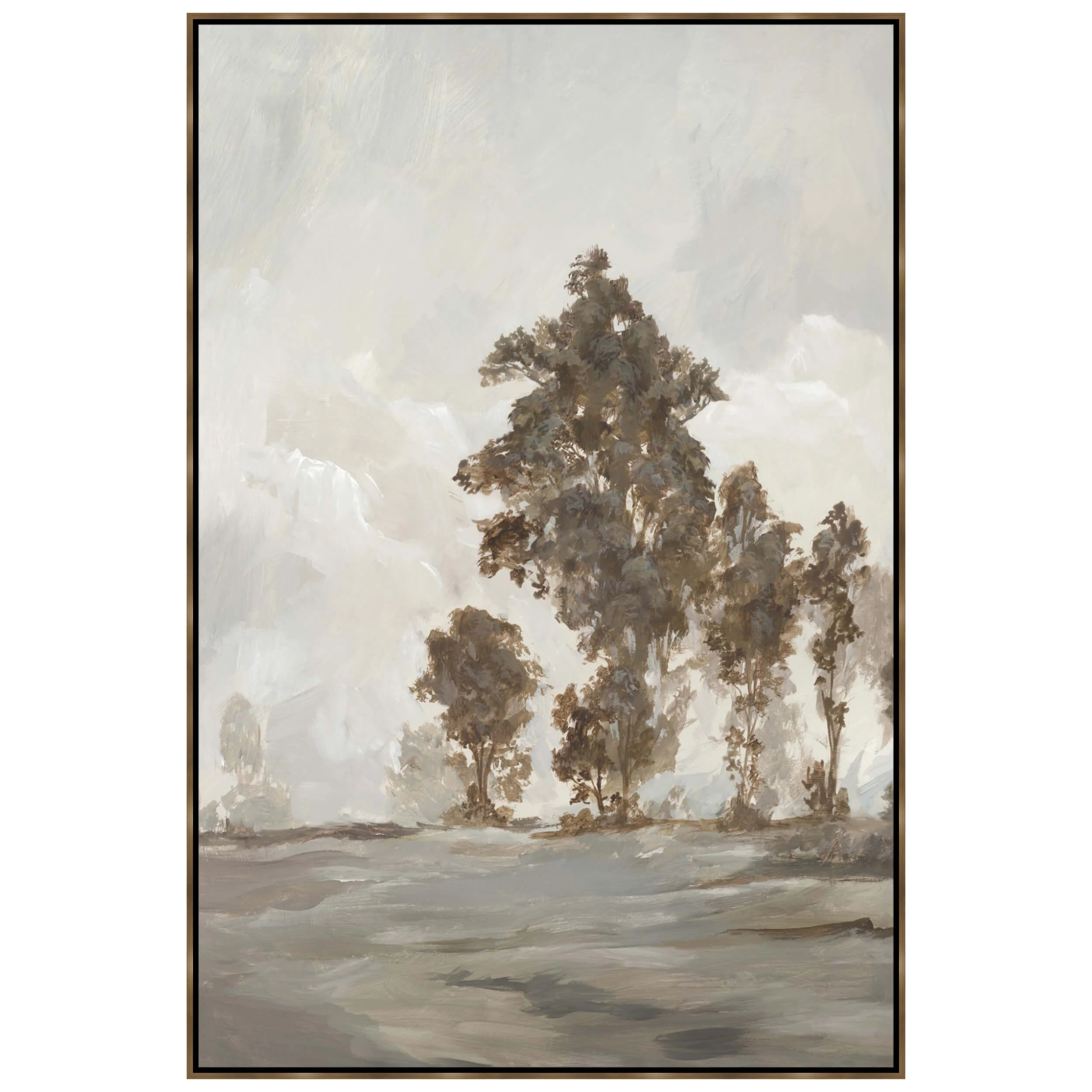 Quaint Trees III Framed