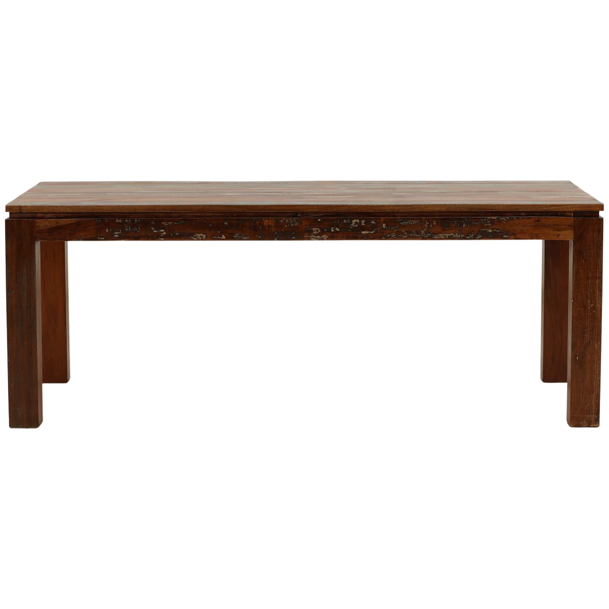 Quince Dining Table, Distressed Medium Brown - Image 2